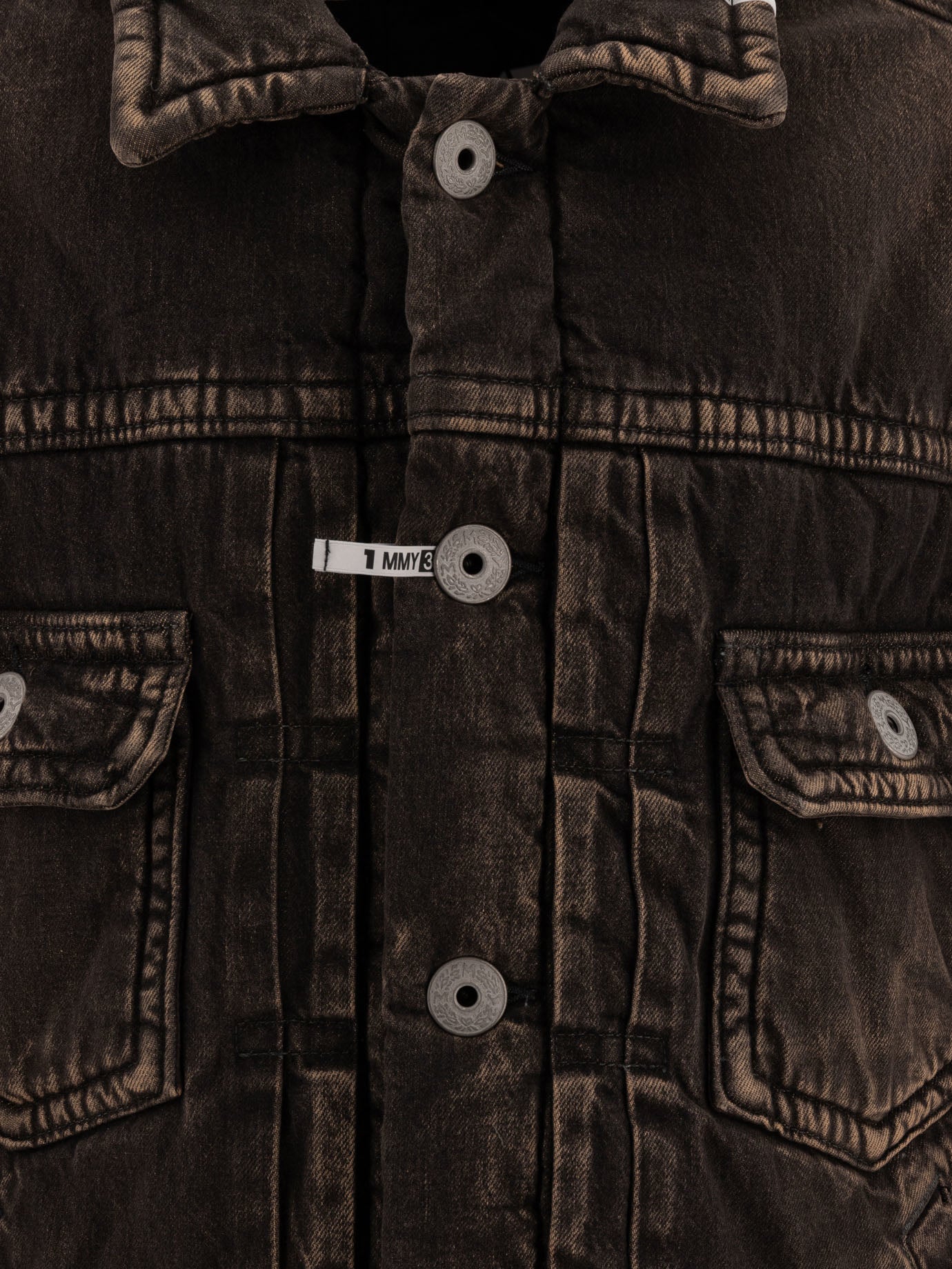 Giacche in denim Solid colour  Nero - Maison Mihara Yasuhiro Uomo | PDP | VIETTI Online Store | thumbnail_3