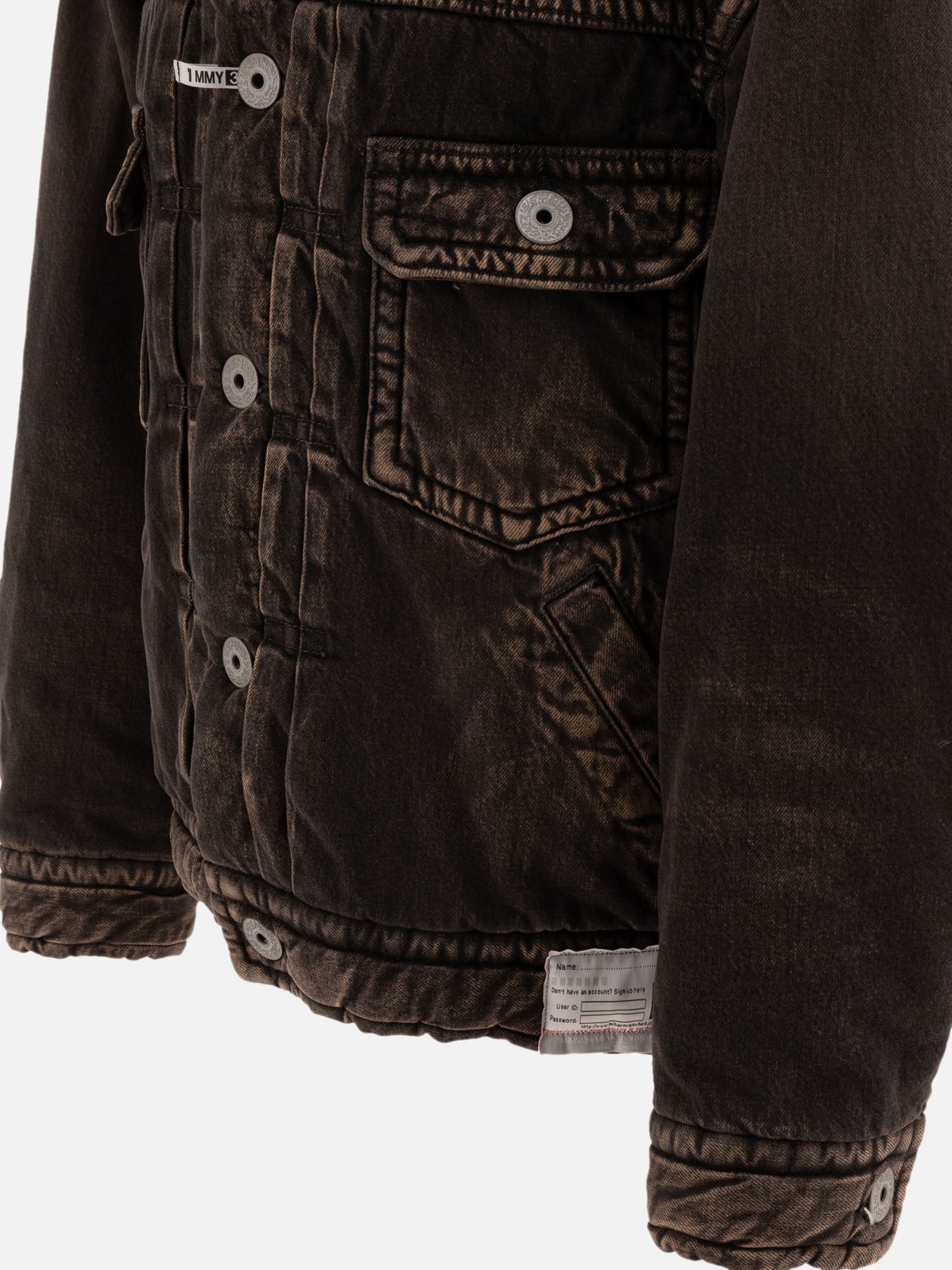 Giacche in denim Solid colour  Nero - Maison Mihara Yasuhiro Uomo | PDP | VIETTI Online Store | Zoom-Modal_4
