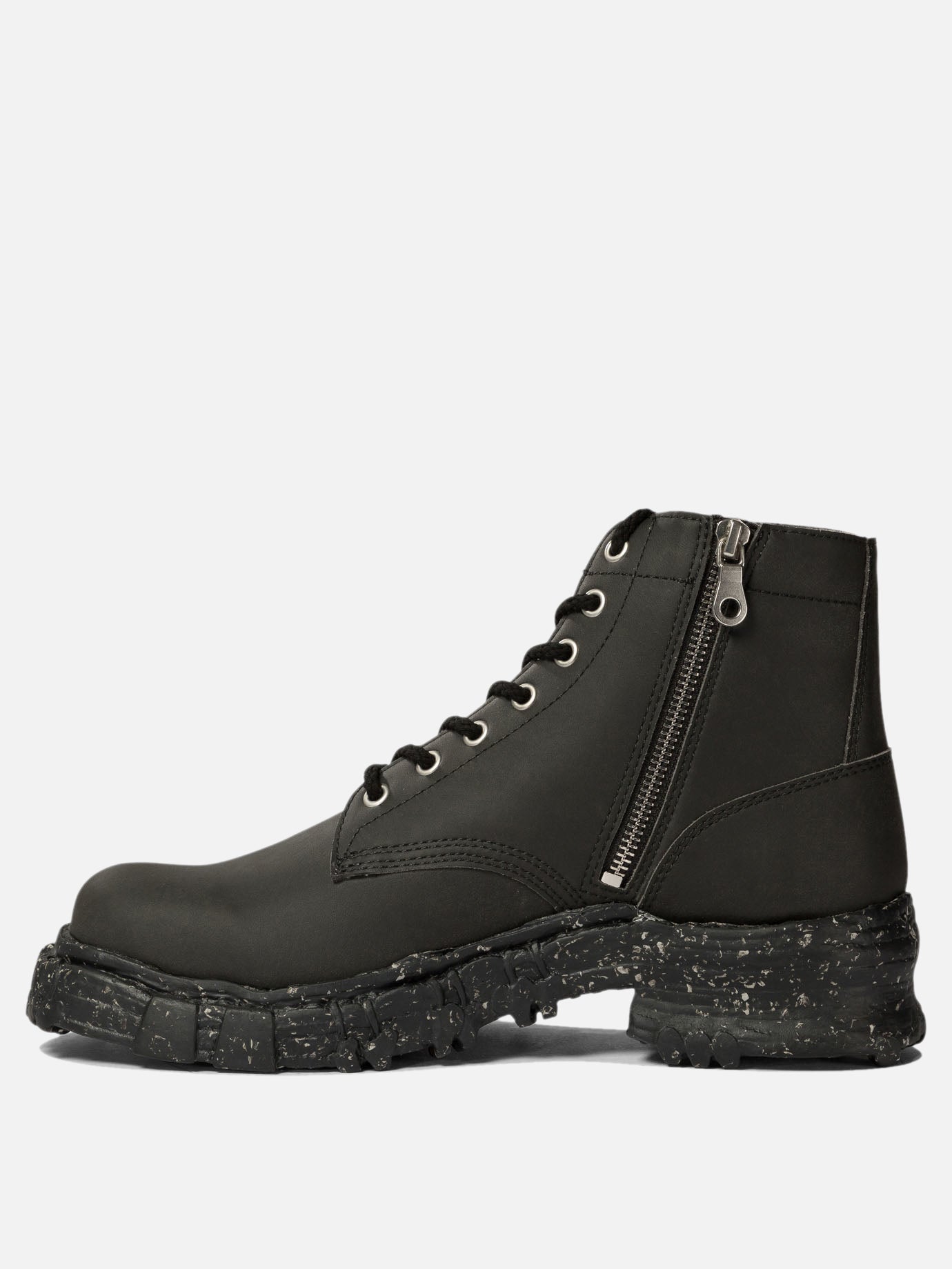 Maison Mihara Yasuhiro Vintage-like combat boots Black