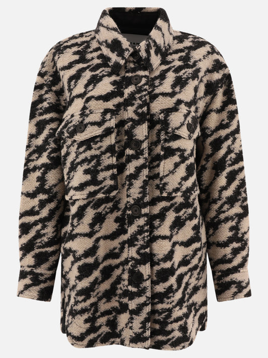 Giacche overshirt Print  Beige - Marant Étoile Donna | PLP | VIETTI Online Store 
