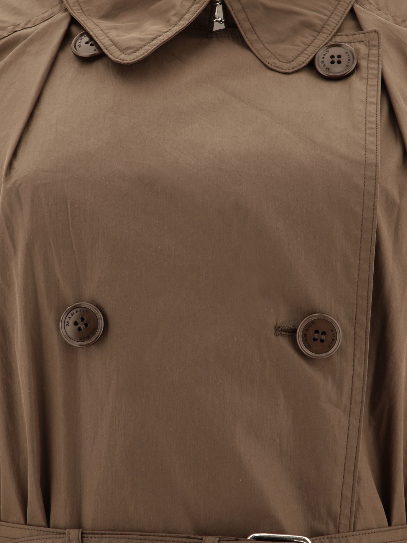Impermeabili & Trench Solid colour  Verde - Marant Étoile Donna | PDP | VIETTI Online Store | thumbnail_3