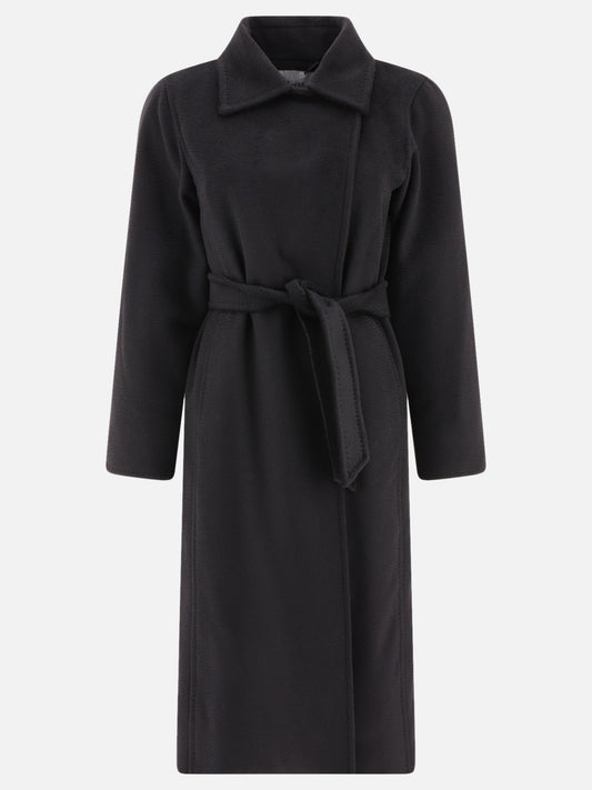 Cappotti lunghi Solid colour  Nero - Max Mara Donna | PLP | VIETTI Online Store 
