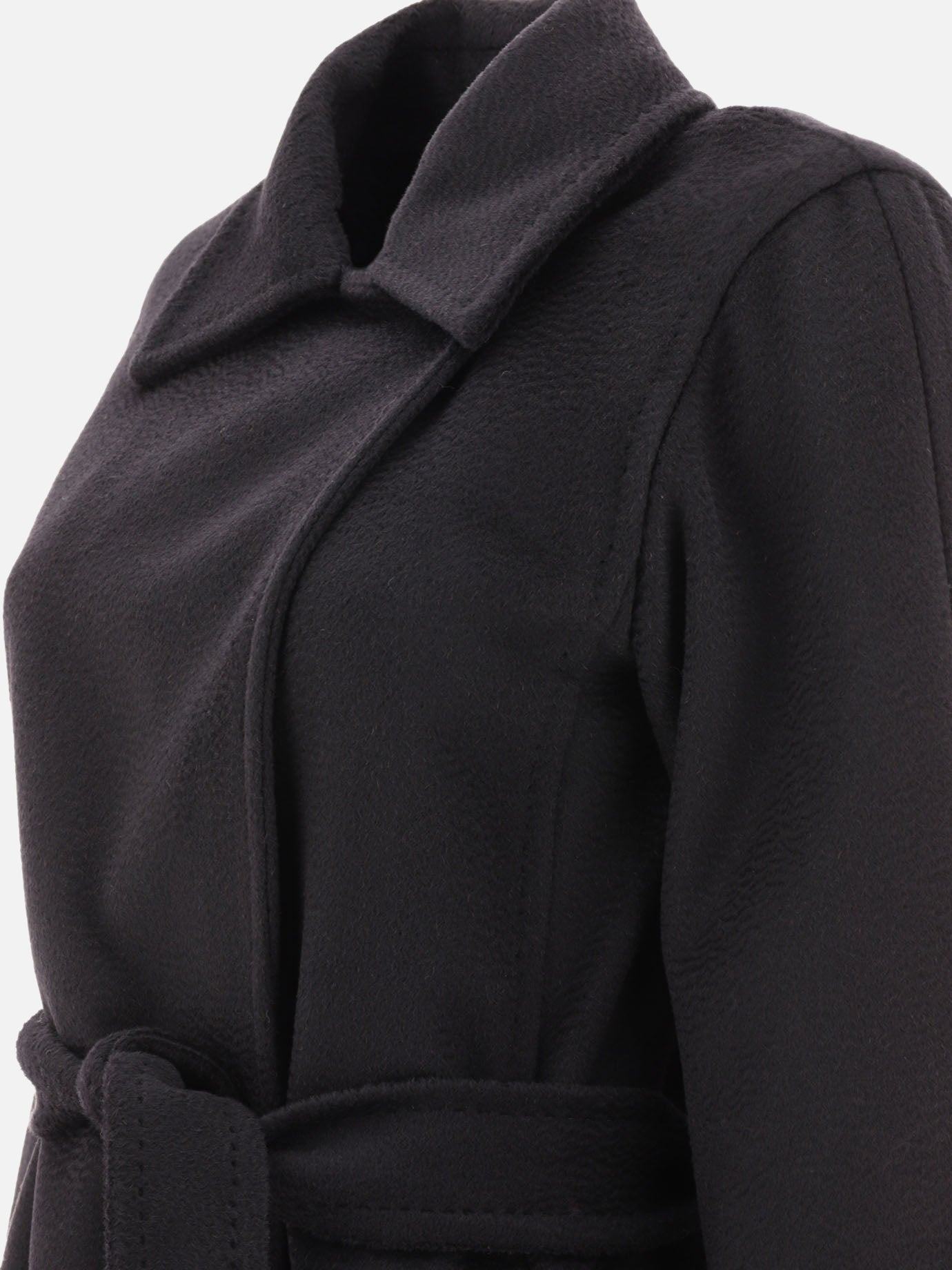 Cappotti lunghi Solid colour  Nero - Max Mara Donna | PDP | VIETTI Online Store | thumbnail_4