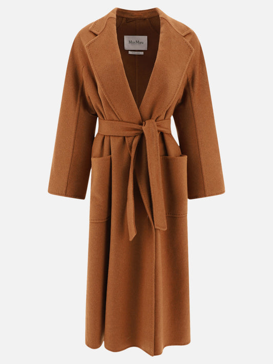 Cappotti lunghi Solid colour  Marrone - Max Mara Donna | PLP | VIETTI Online Store 
