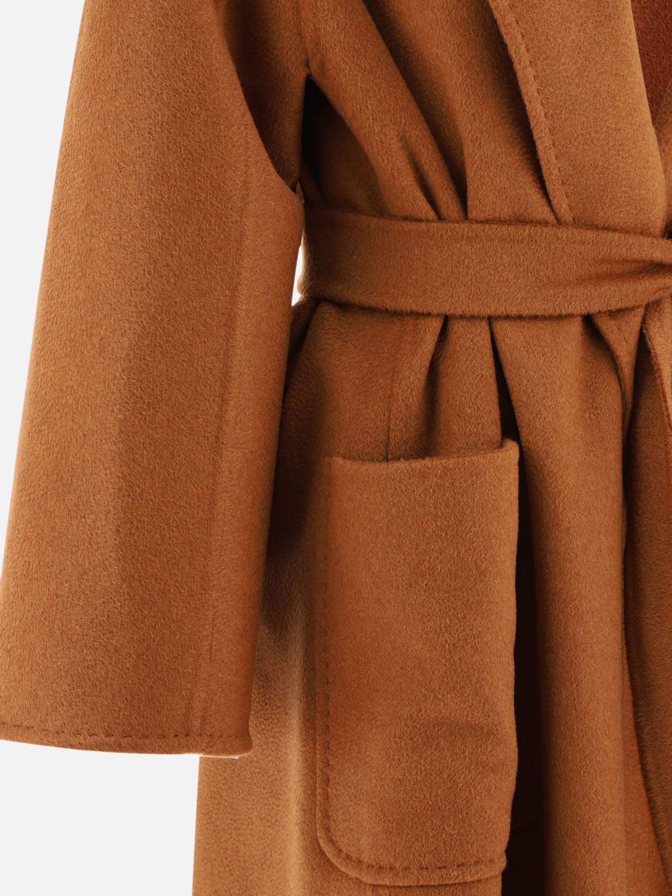 Cappotti lunghi Solid colour  Marrone - Max Mara Donna | PDP | VIETTI Online Store | thumbnail_4