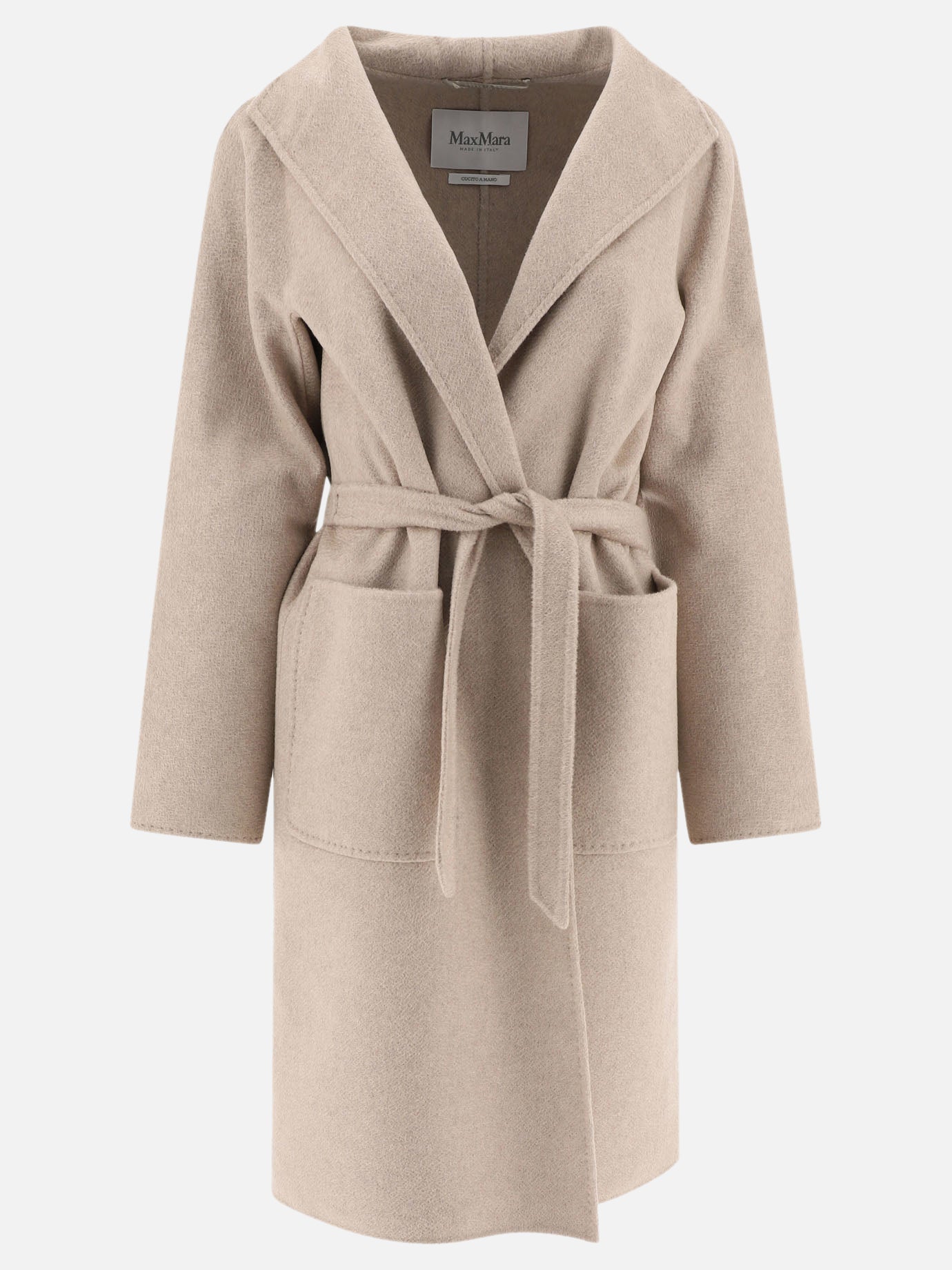 Cappotti lunghi Solid colour  Beige - Max Mara Donna | PDP | VIETTI Online Store | Zoom-Modal
