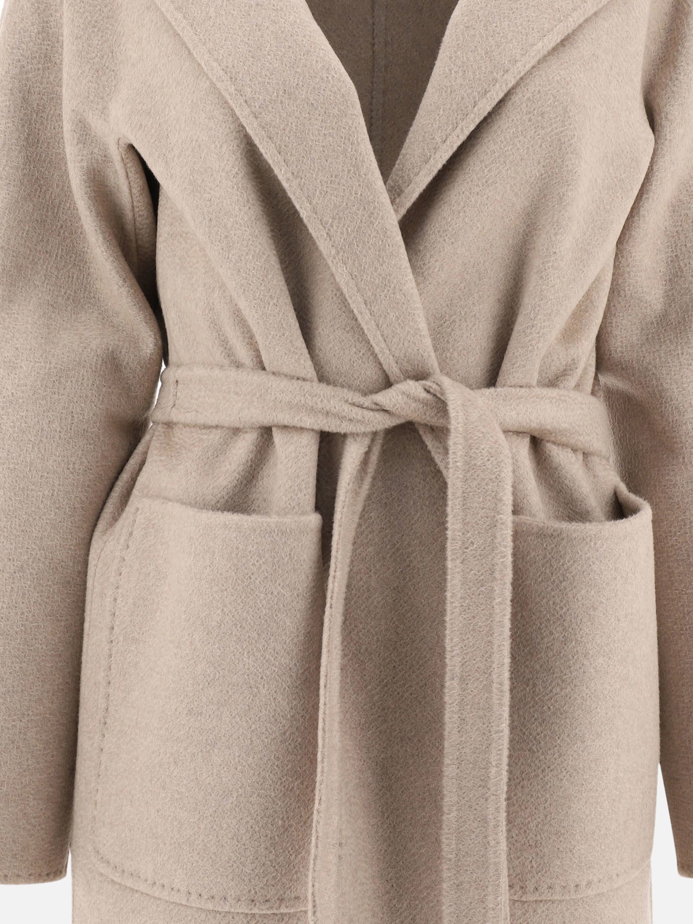 Cappotti lunghi Solid colour  Beige - Max Mara Donna | PDP | VIETTI Online Store | thumbnail_3