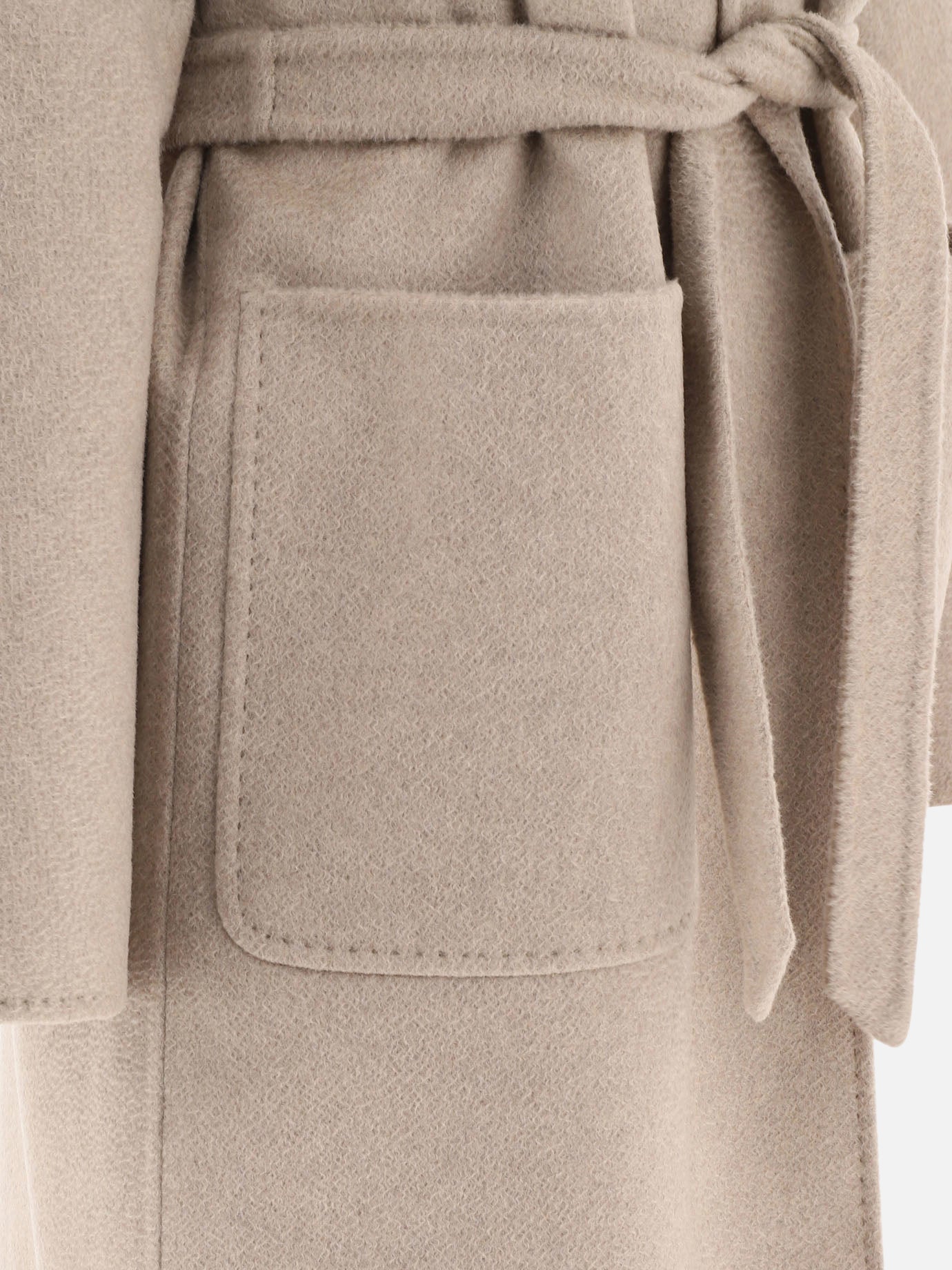 Cappotti lunghi Solid colour  Beige - Max Mara Donna | PDP | VIETTI Online Store | thumbnail_4