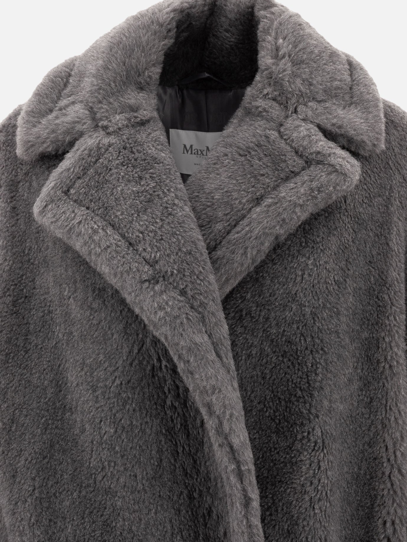 Cappotti lunghi Solid colour  Grigio - Max Mara Donna | PDP | VIETTI Online Store | thumbnail_3