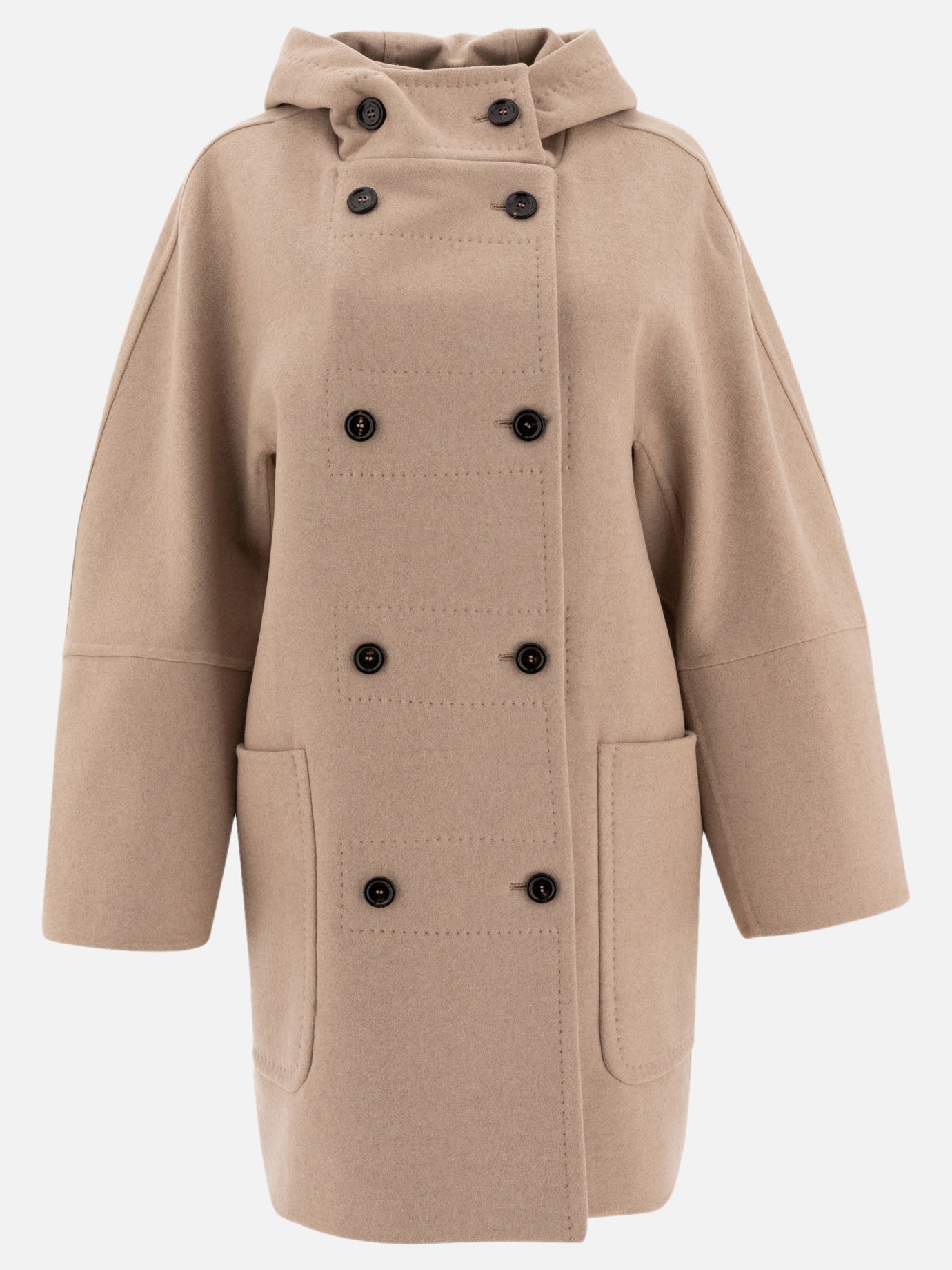Cappotti lunghi Solid colour  Beige - Max Mara Donna | PDP | VIETTI Online Store | Zoom-Modal
