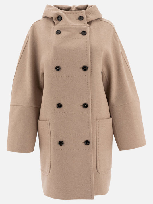 Cappotti lunghi Solid colour  Beige - Max Mara Donna | PLP | VIETTI Online Store 
