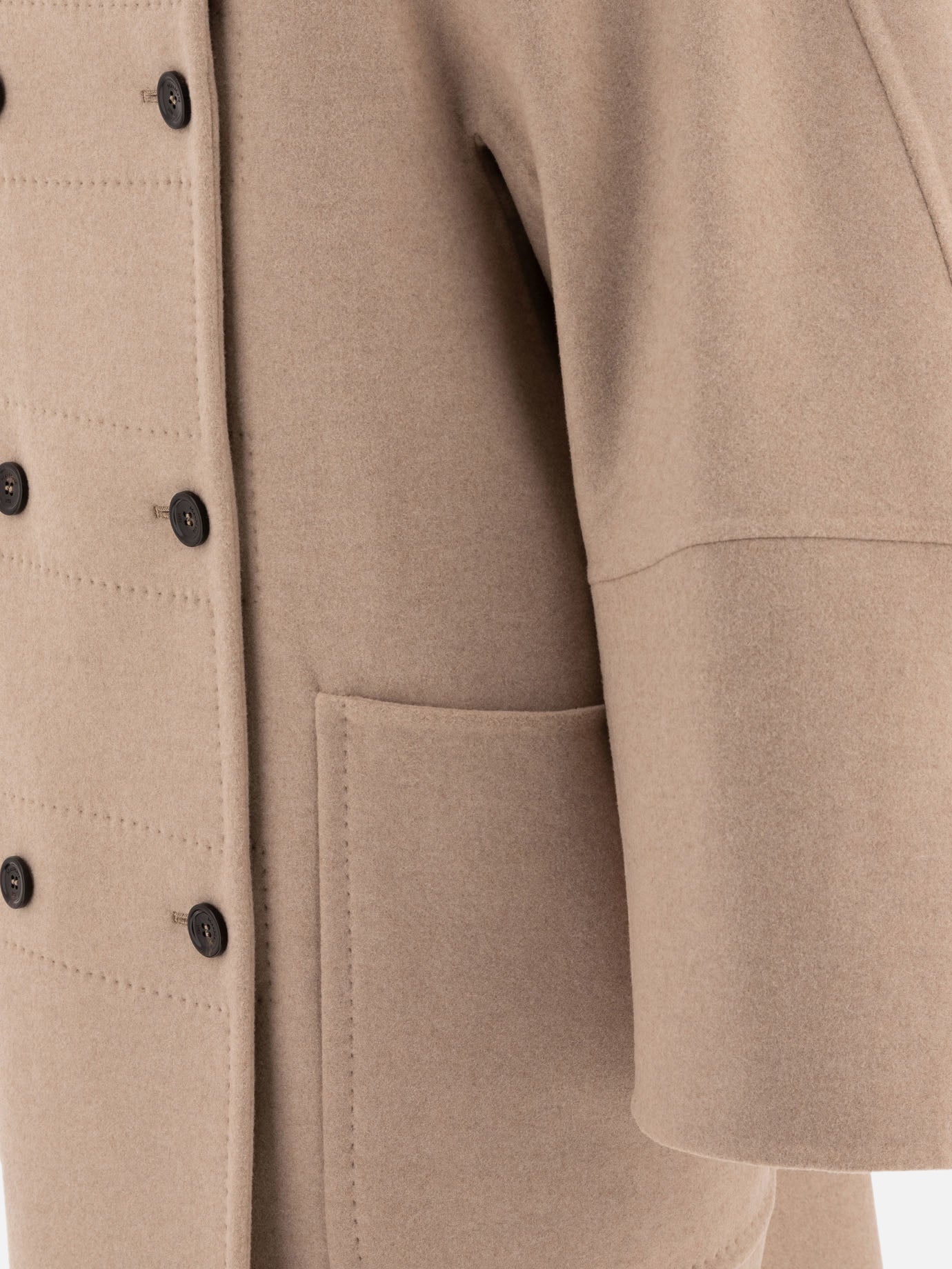 Cappotti lunghi Solid colour  Beige - Max Mara Donna | PDP | VIETTI Online Store | Zoom-Modal_4

