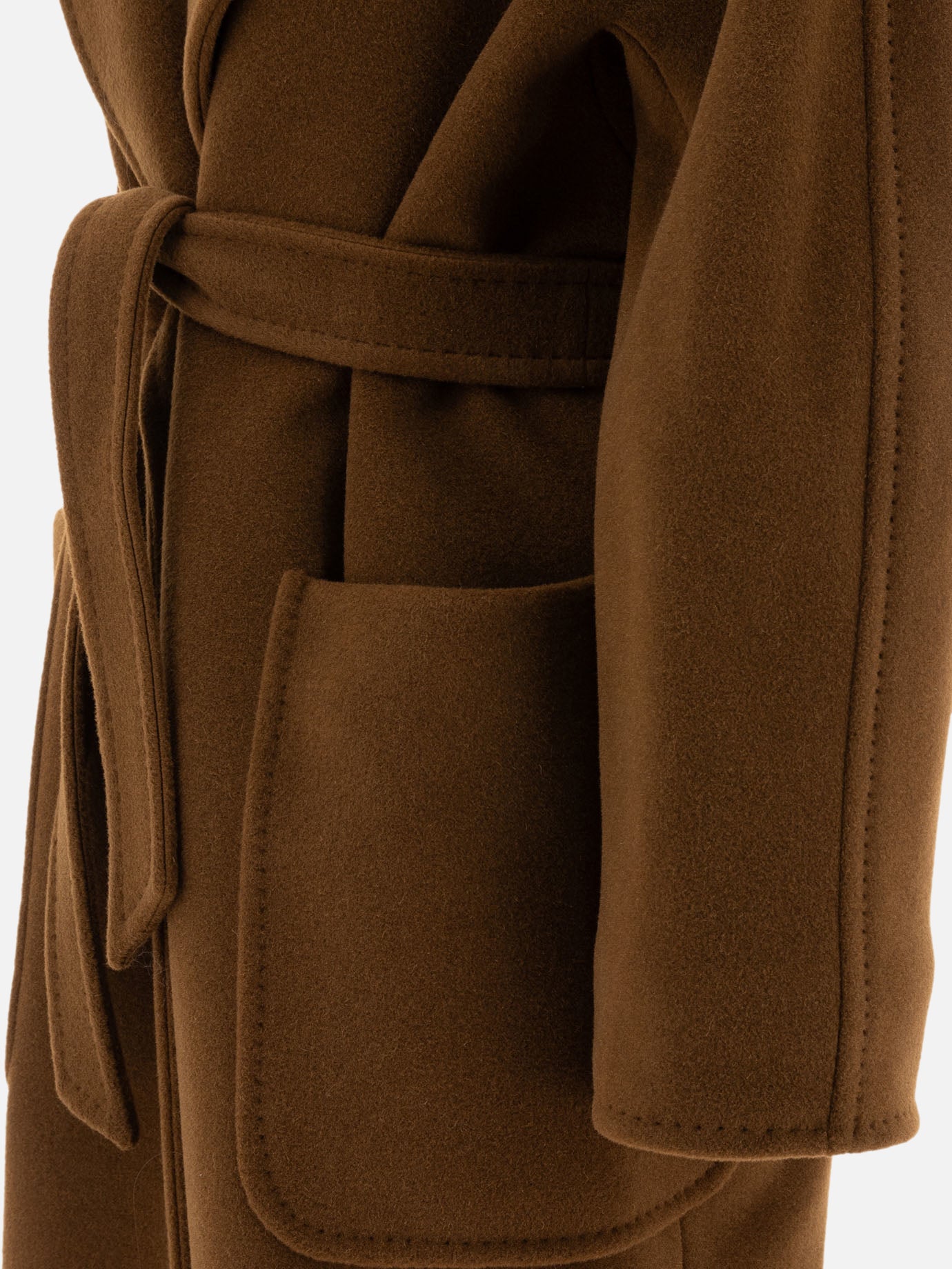 Cappotti lunghi Solid colour  Marrone - Max Mara Donna | PDP | VIETTI Online Store | thumbnail_4