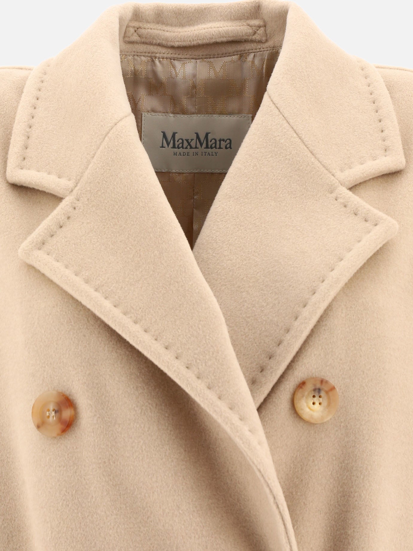 Cappotti lunghi Solid colour  Beige - Max Mara Donna | PDP | VIETTI Online Store | thumbnail_3