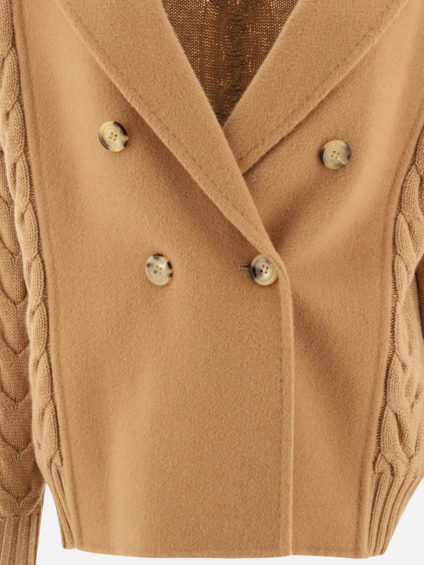 Cappotti corti Solid colour  Beige - Max Mara Donna | PDP | VIETTI Online Store | thumbnail_3