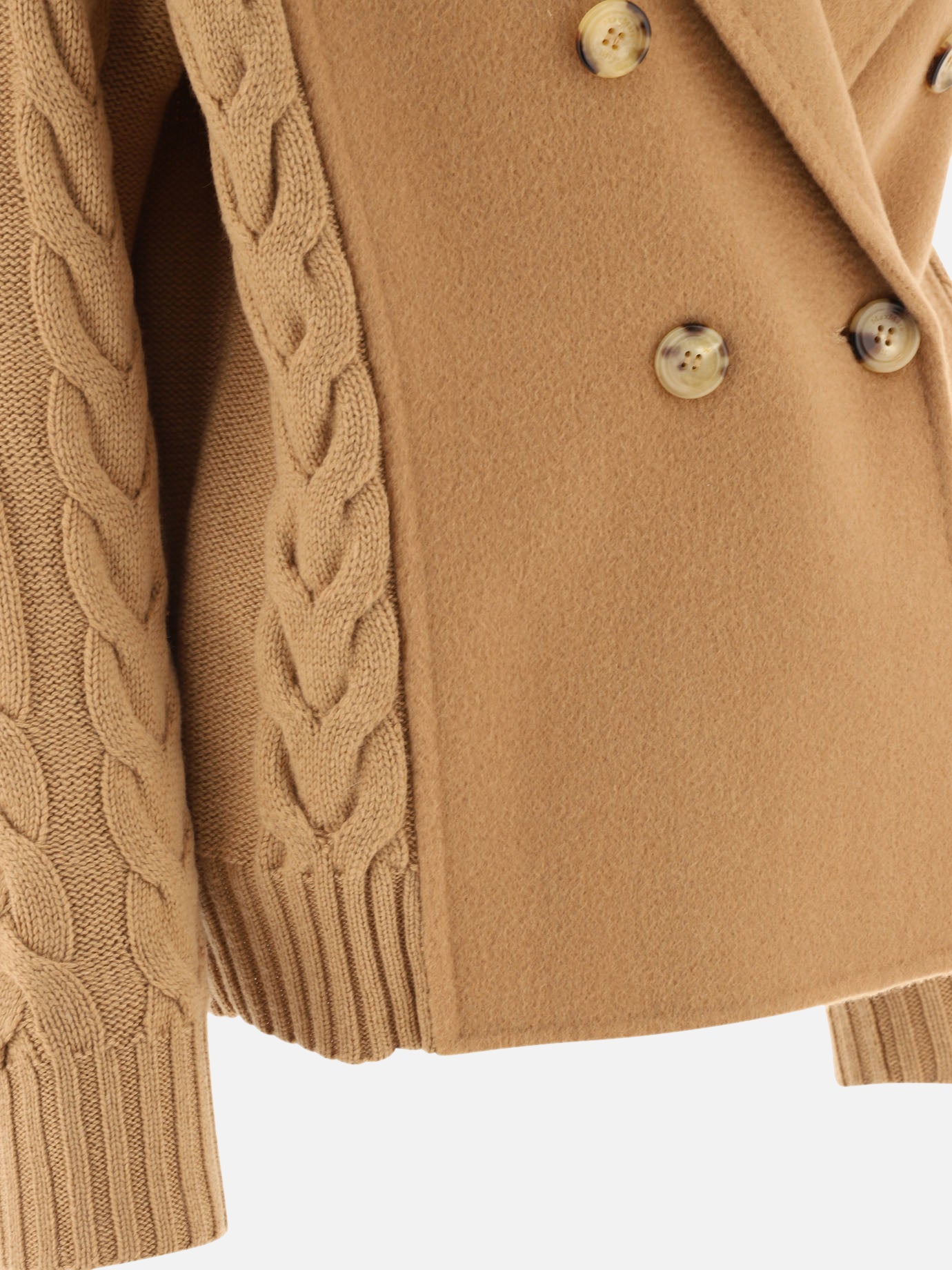 Cappotti corti Solid colour  Beige - Max Mara Donna | PDP | VIETTI Online Store | thumbnail_4