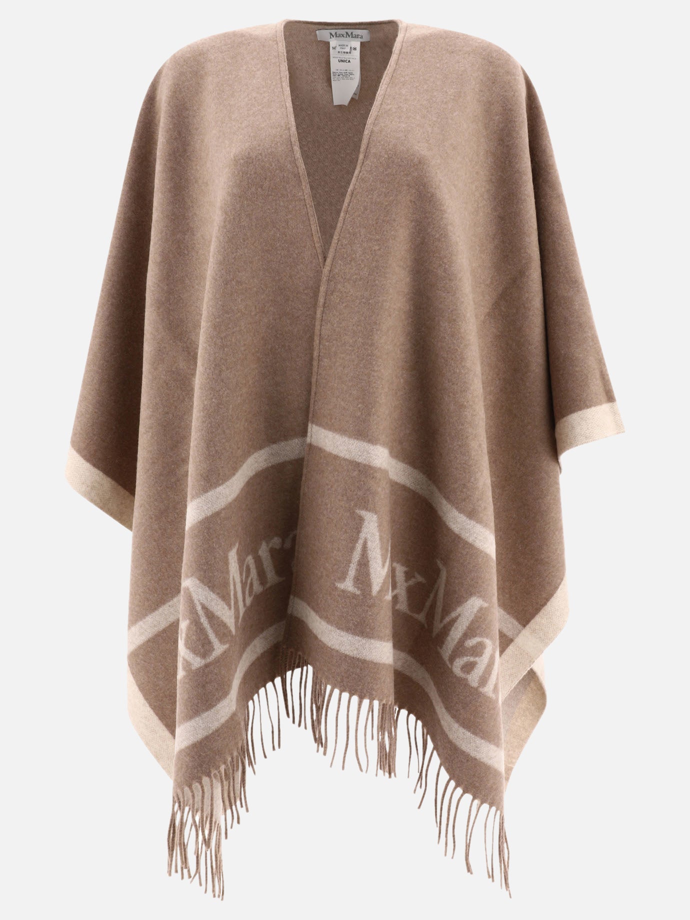 Mantelle Logo  Marrone - Max Mara Donna | PDP | VIETTI Online Store | thumbnail