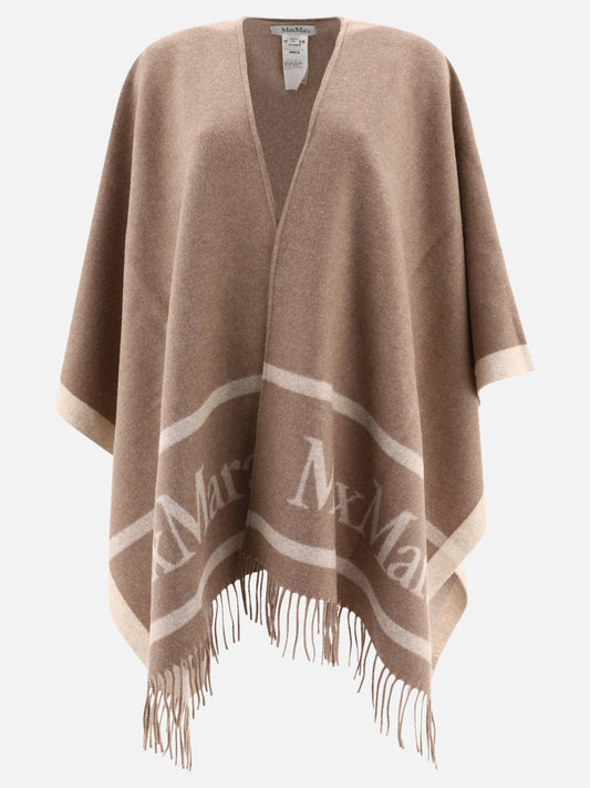 Mantelle Logo  Marrone - Max Mara Donna | PLP | VIETTI Online Store 
