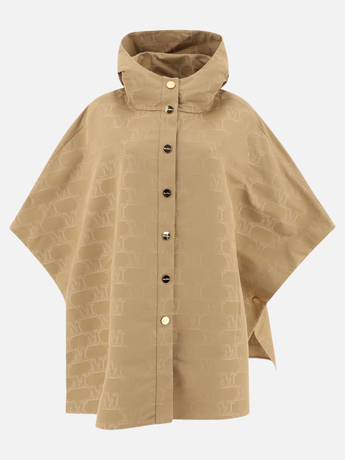 Water-repellent jacquard cape