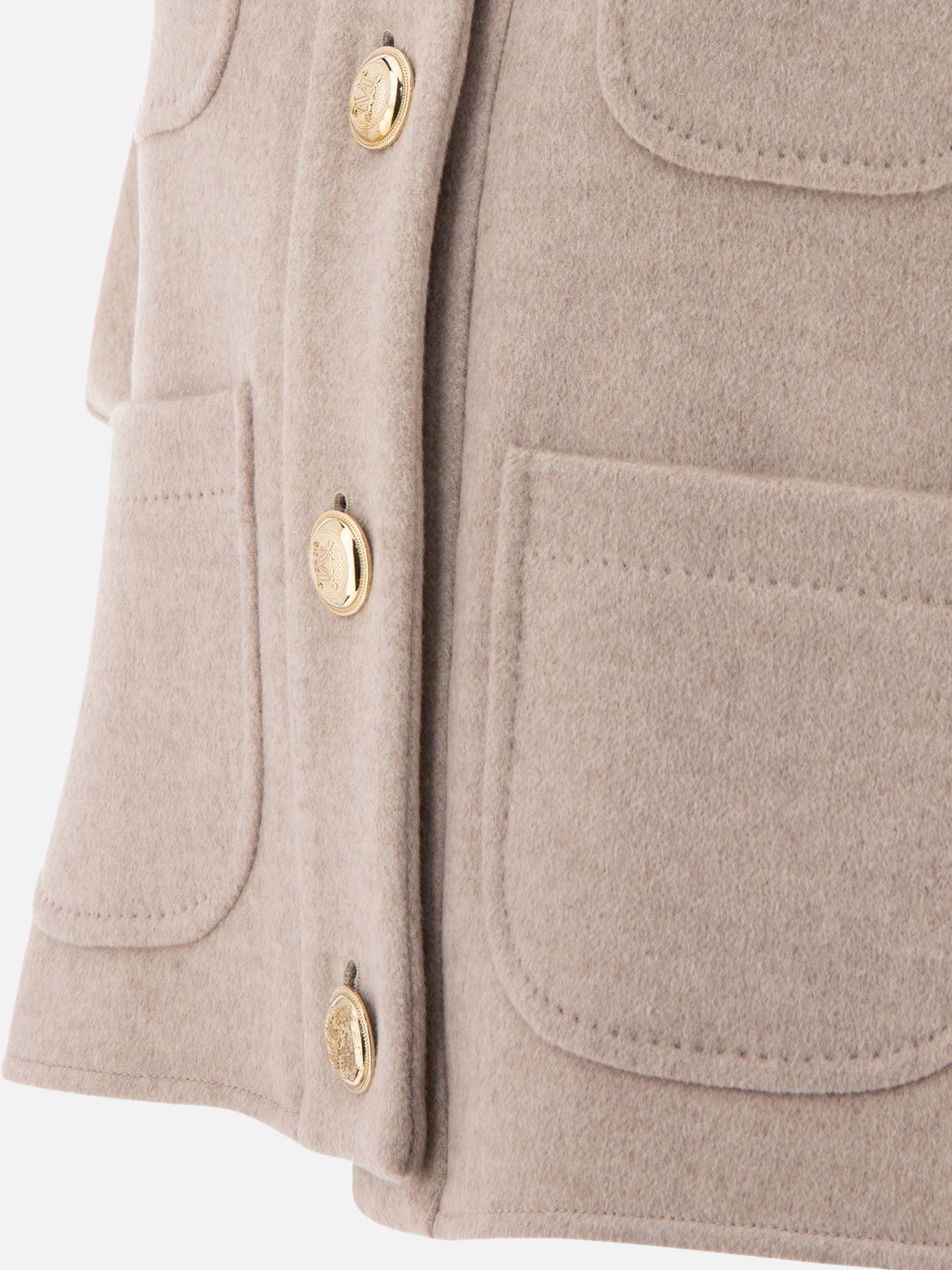 Mantelle Solid colour  Beige - Max Mara Donna | PDP | VIETTI Online Store | Zoom-Modal_4
