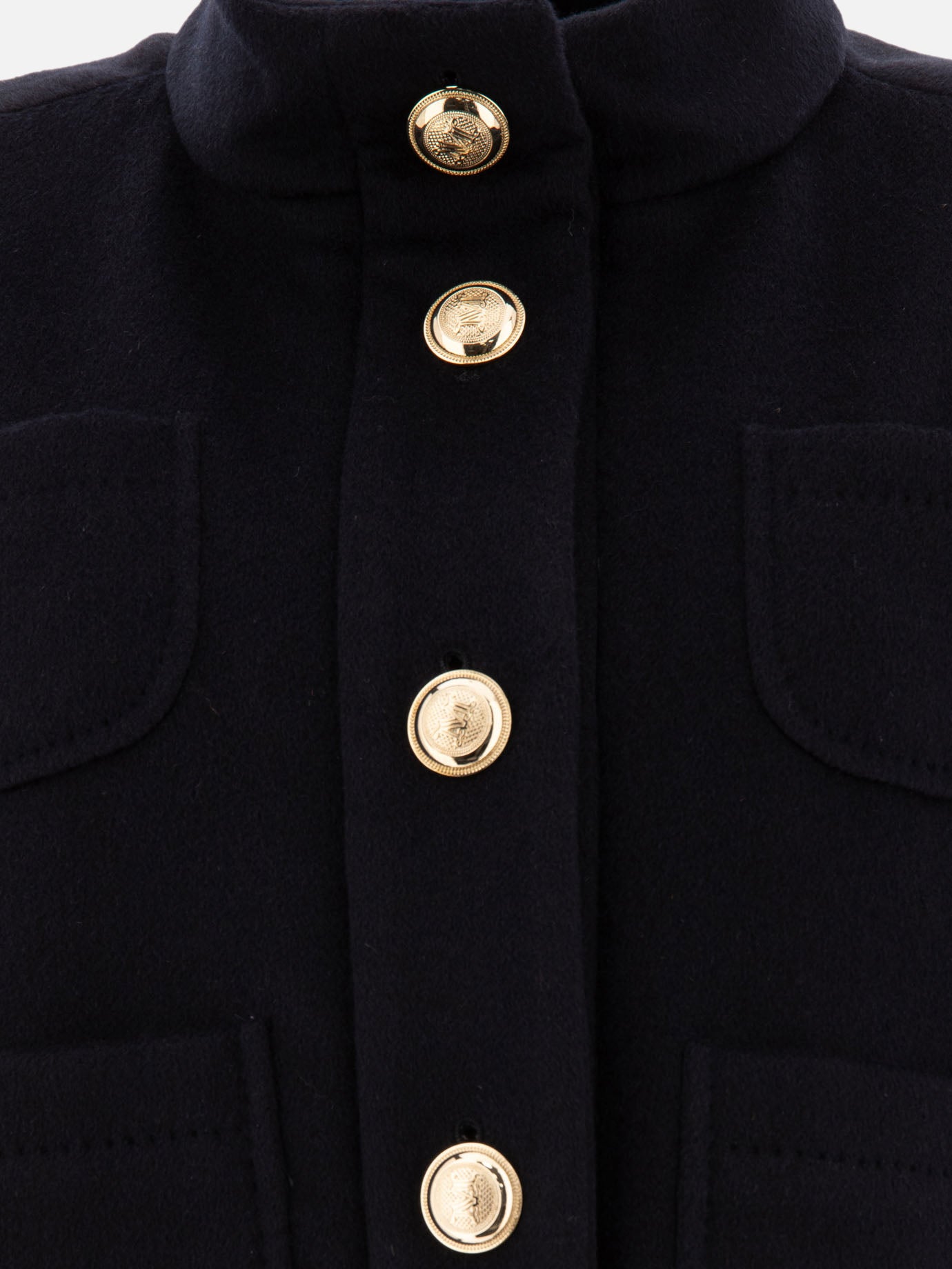 Capes Solid colour  Blue - Max Mara Women | PDP | VIETTI Online Store | thumbnail_3