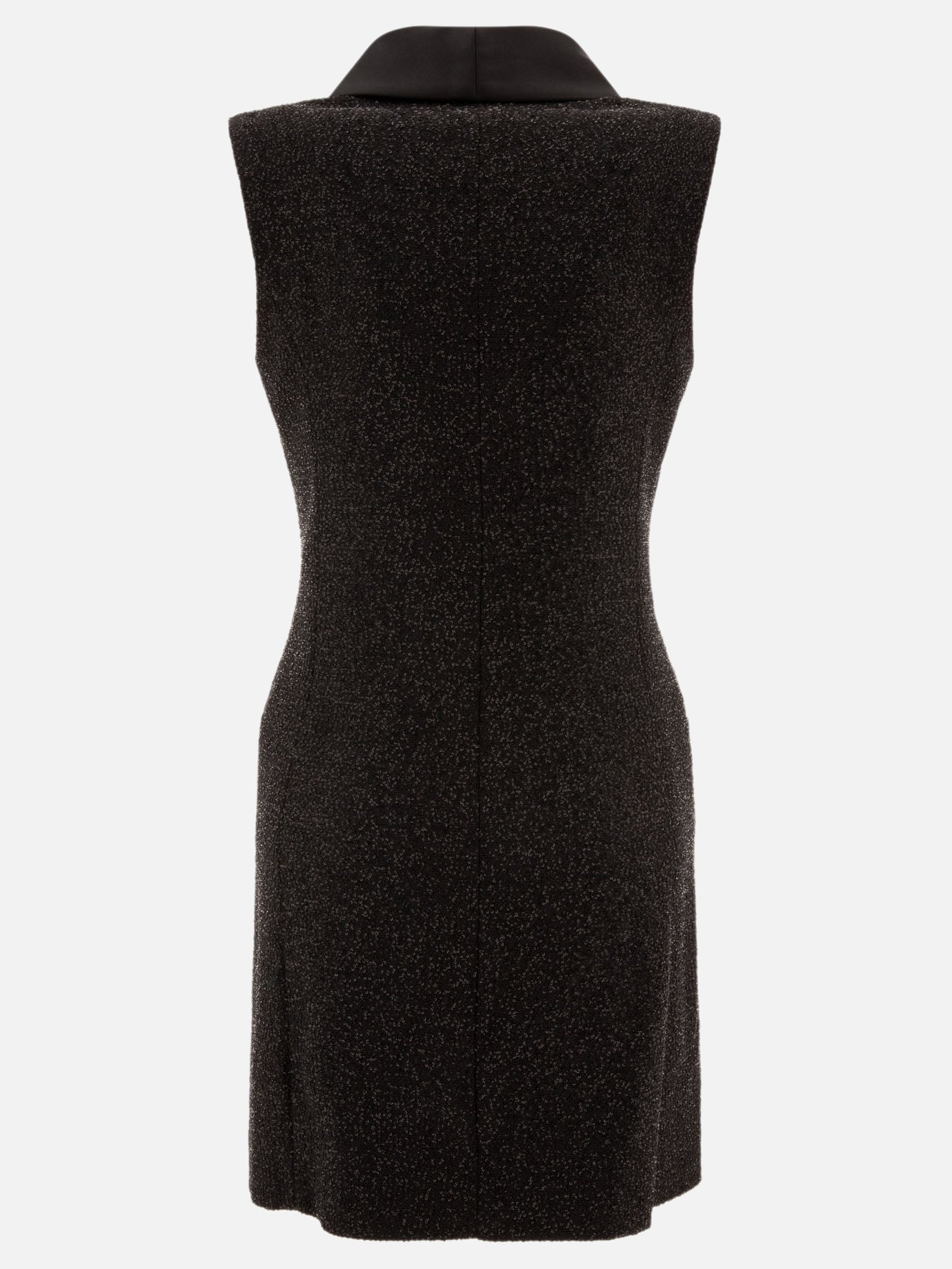 Max Mara Pianoforte "Eiffel" sleeveless dress Black