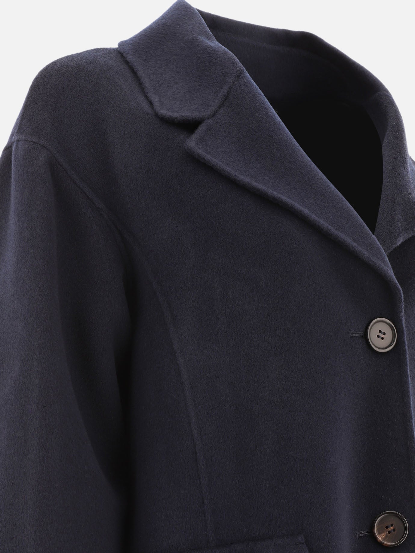 Cappotti lunghi Solid colour  Blu - Max Mara S Donna | PDP | VIETTI Online Store | thumbnail_4
