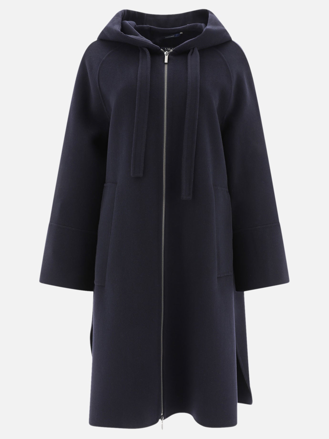 Cappotti lunghi Solid colour  Blu - Max Mara S Donna | PDP | VIETTI Online Store | Zoom-Modal
