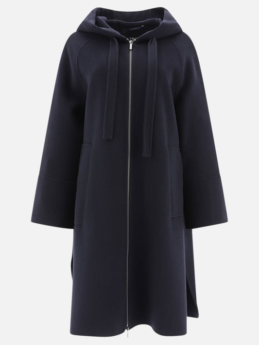Cappotti lunghi Solid colour  Blu - Max Mara S Donna | PLP | VIETTI Online Store 
