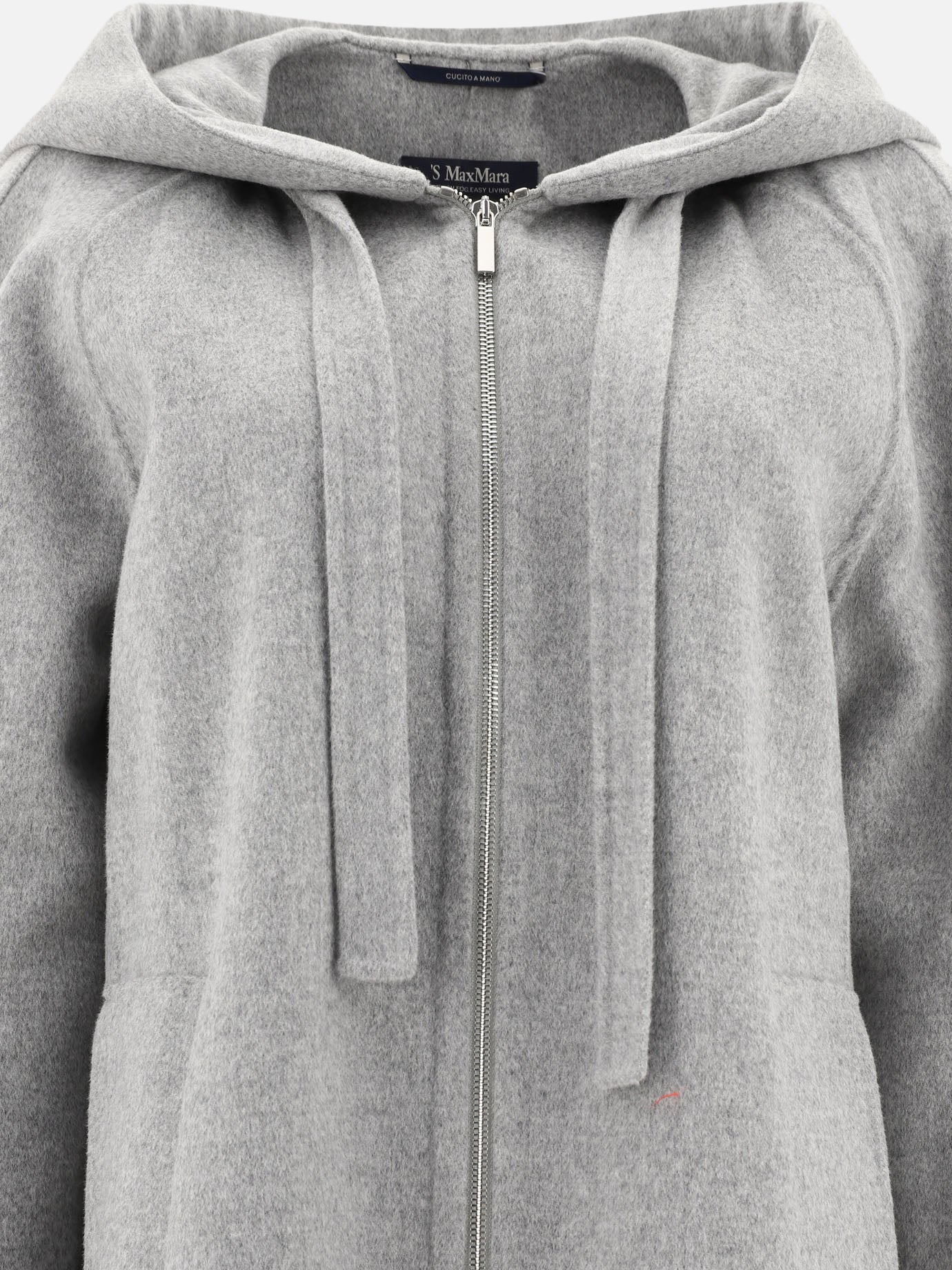 Cappotti lunghi Solid colour  Grigio - Max Mara S Donna | PDP | VIETTI Online Store | thumbnail_3