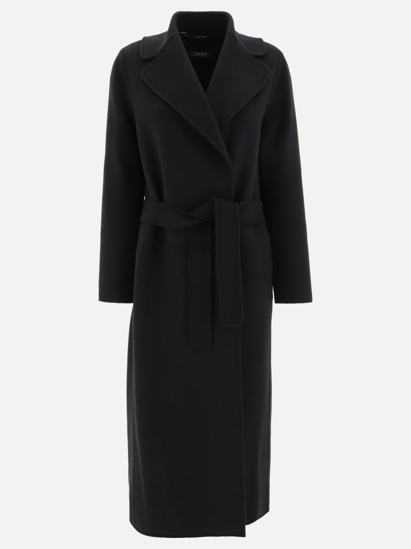 Cappotti lunghi Solid colour  Nero - Max Mara S Donna | PDP | VIETTI Online Store | thumbnail