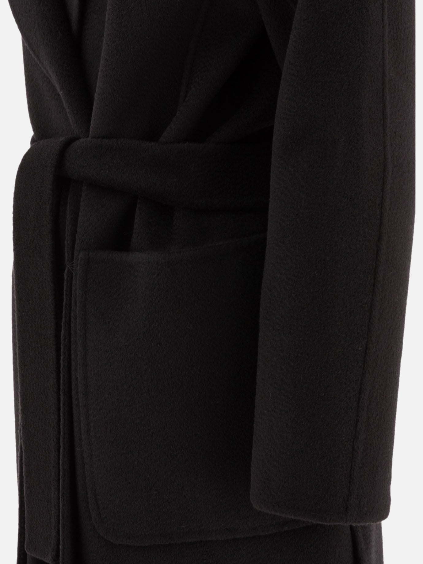 Cappotti lunghi Solid colour  Nero - Max Mara S Donna | PDP | VIETTI Online Store | Zoom-Modal_4
