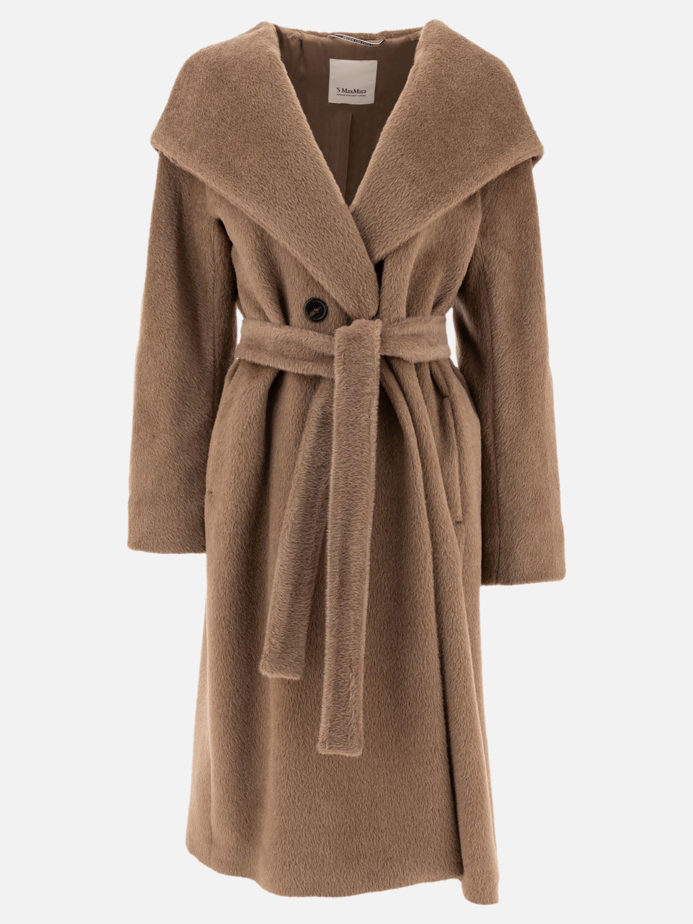 Cappotti lunghi Solid colour  Marrone - Max Mara S Donna | PDP | VIETTI Online Store | thumbnail