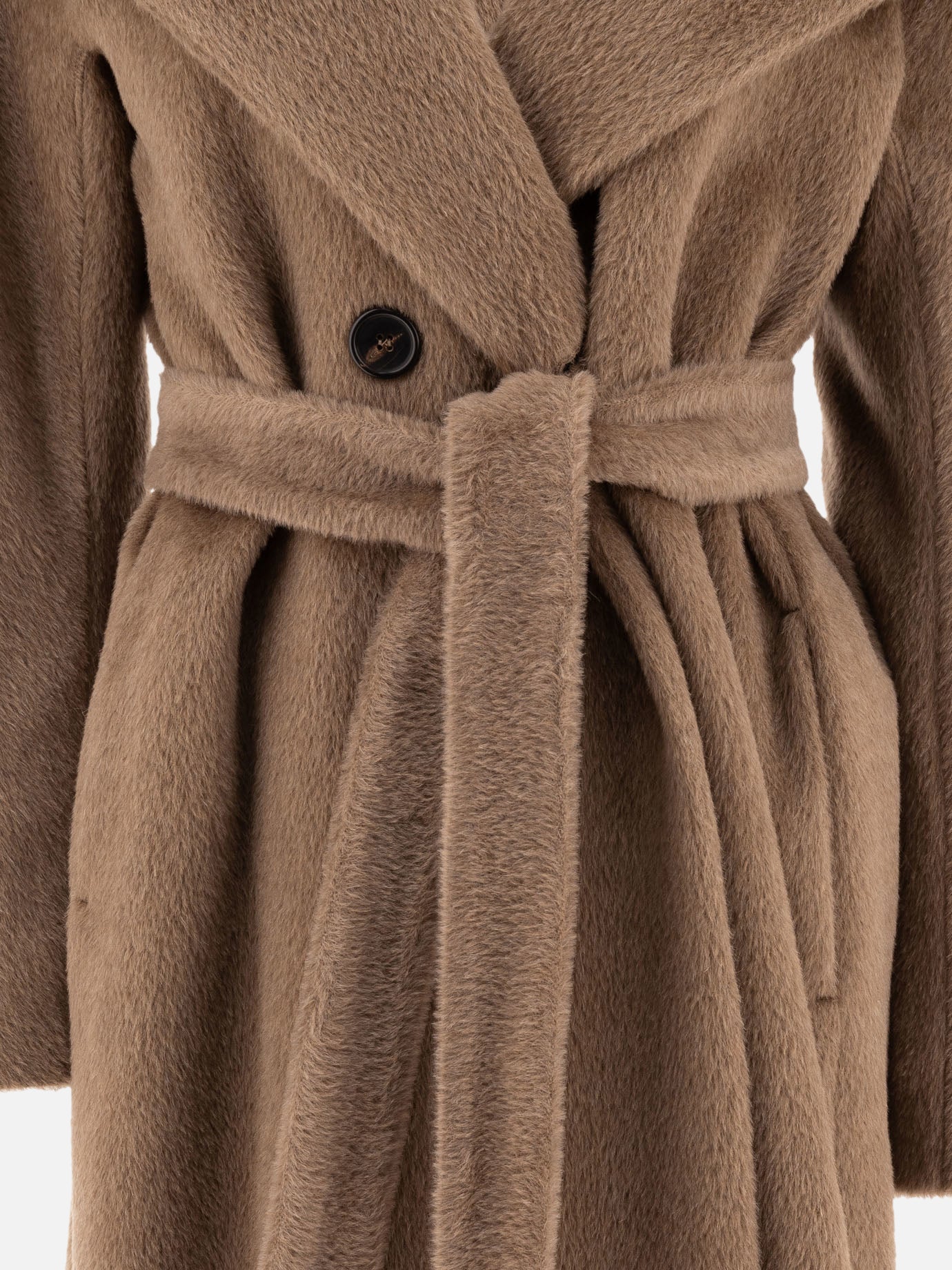 Cappotti lunghi Solid colour  Marrone - Max Mara S Donna | PDP | VIETTI Online Store | thumbnail_3