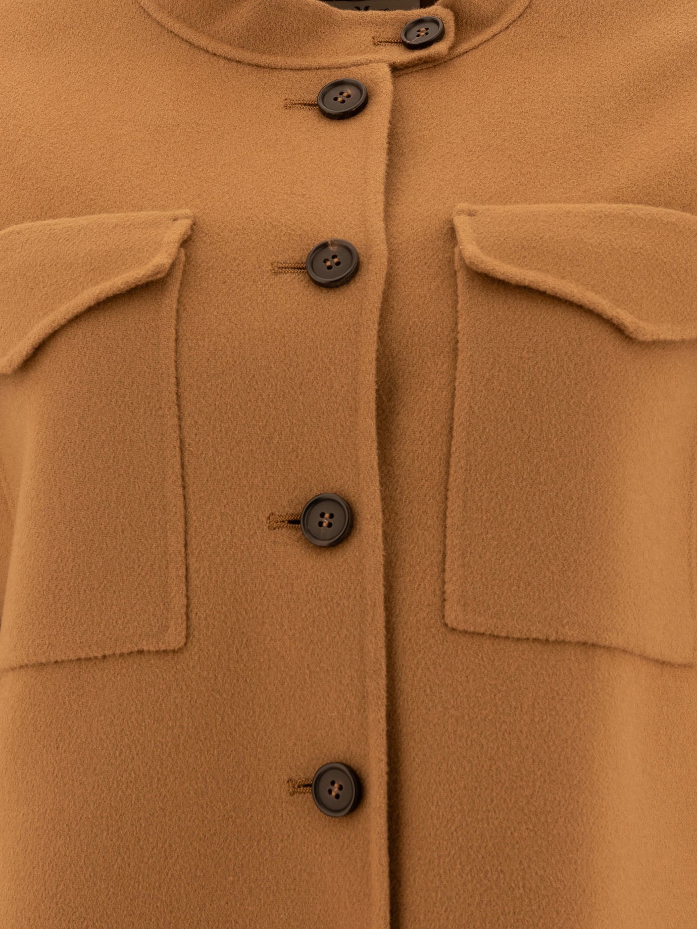 Cappotti corti Solid colour  Beige - Max Mara S Donna | PDP | VIETTI Online Store | thumbnail_3