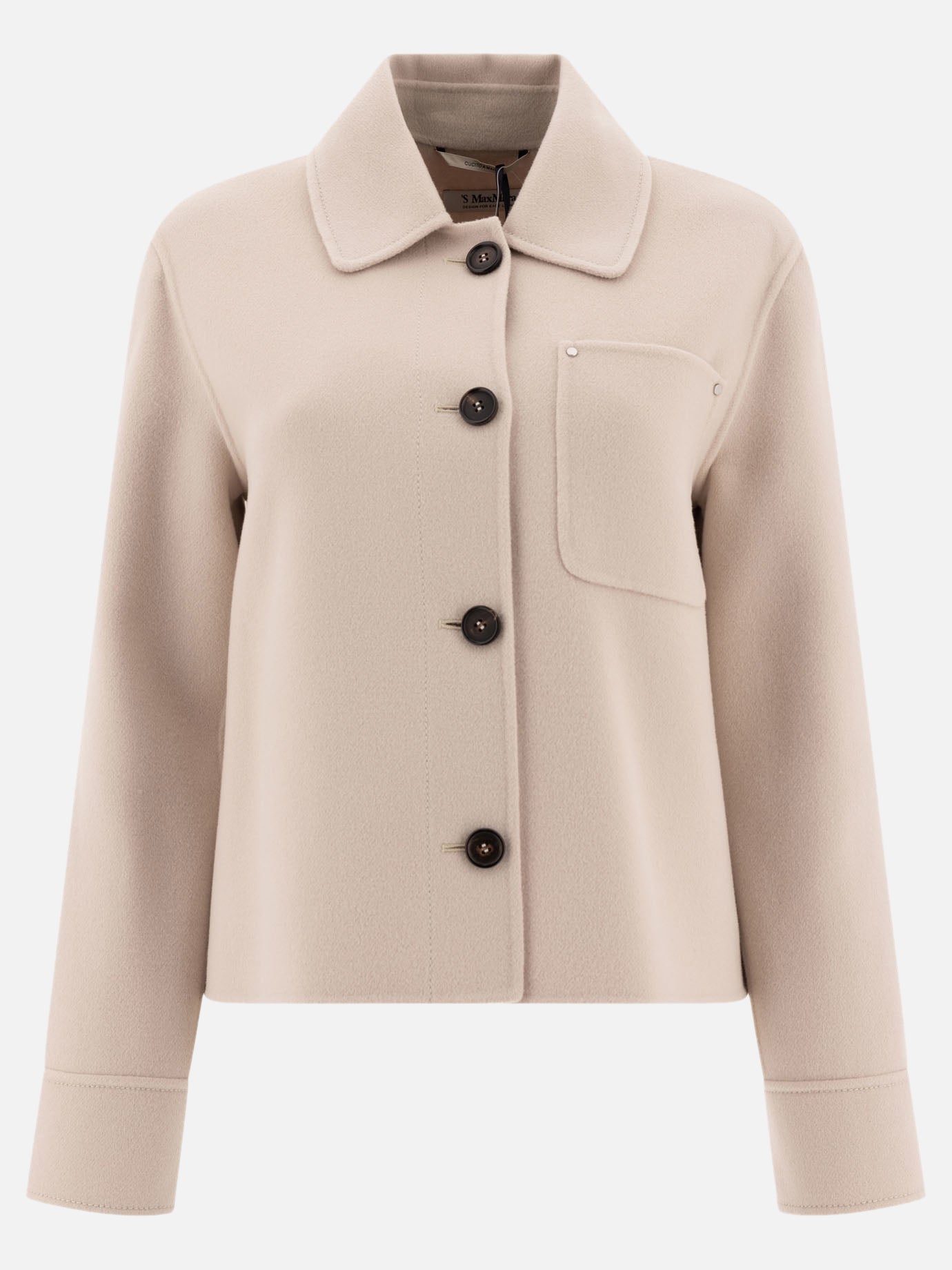 Cappotti corti Solid colour  Beige - Max Mara S Donna | PDP | VIETTI Online Store | Zoom-Modal
