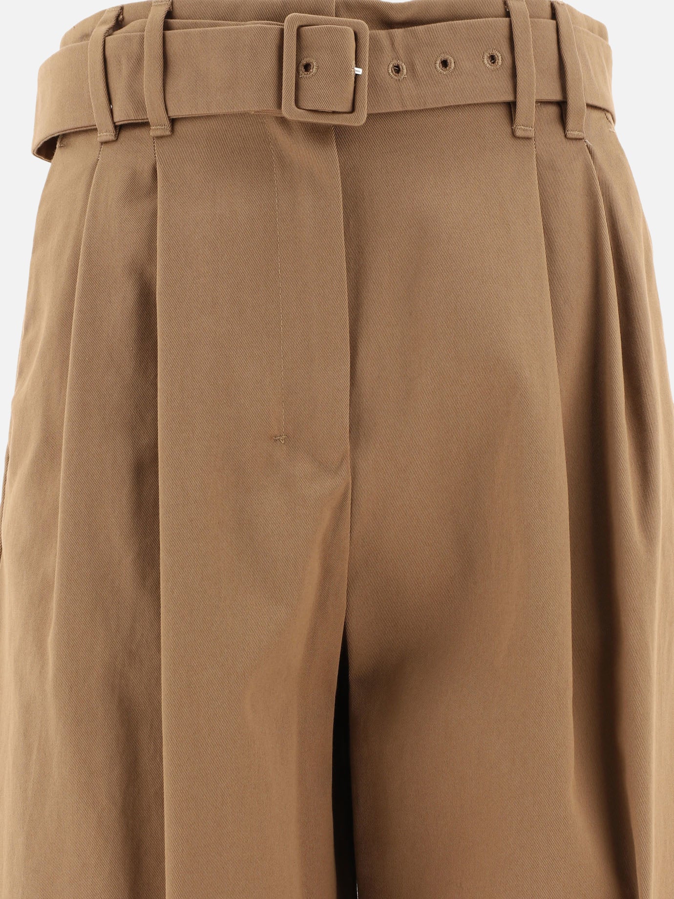 Pantaloni ampi in gabardina "Dina"