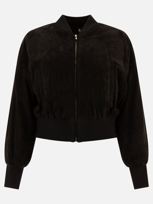 Bomber Solid colour  Nero - Max Mara S Donna | PLP | VIETTI Online Store 
