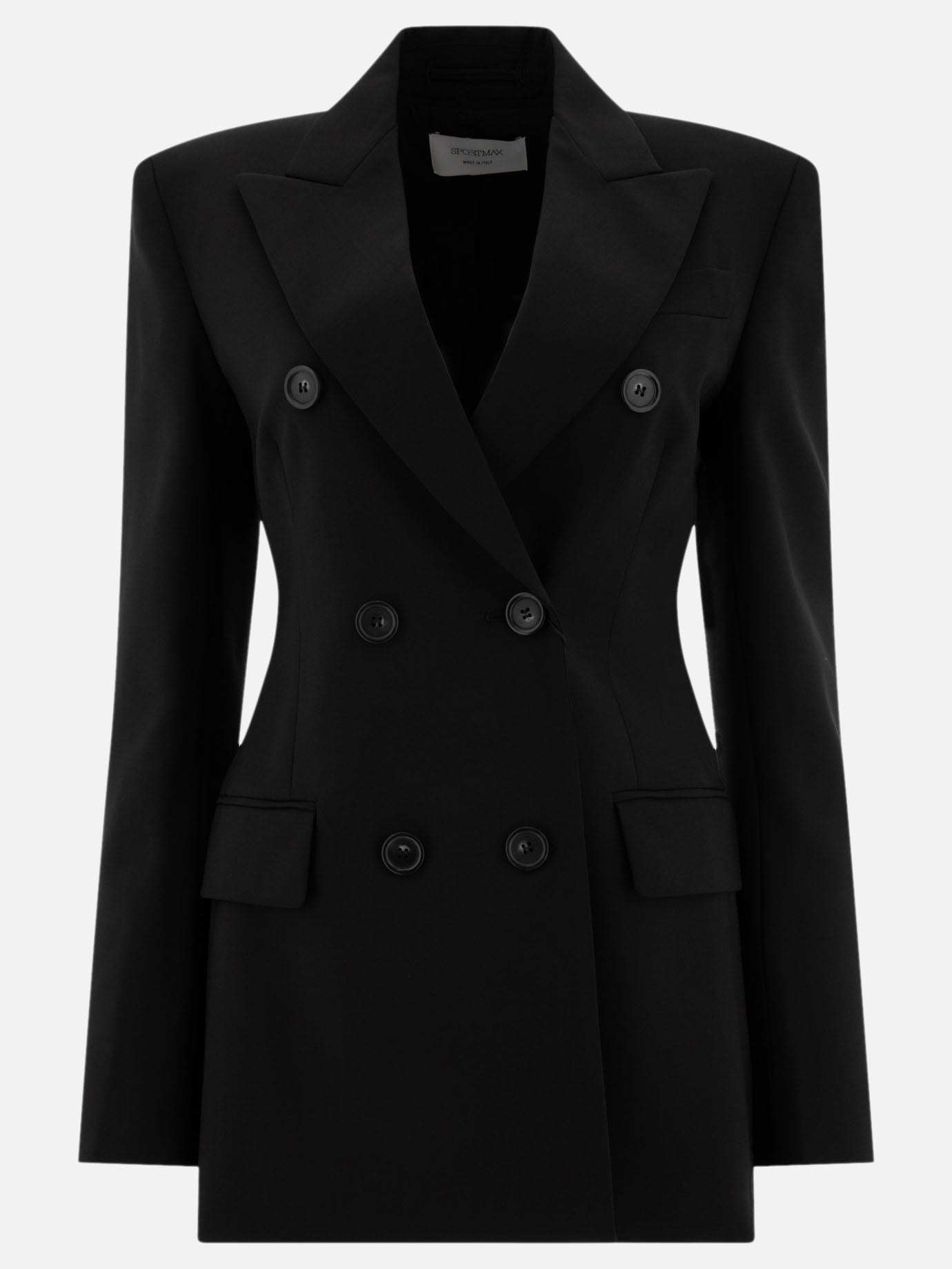 Blazer Solid colour  Nero - Max Mara Sportmax Donna | PDP | VIETTI Online Store | thumbnail