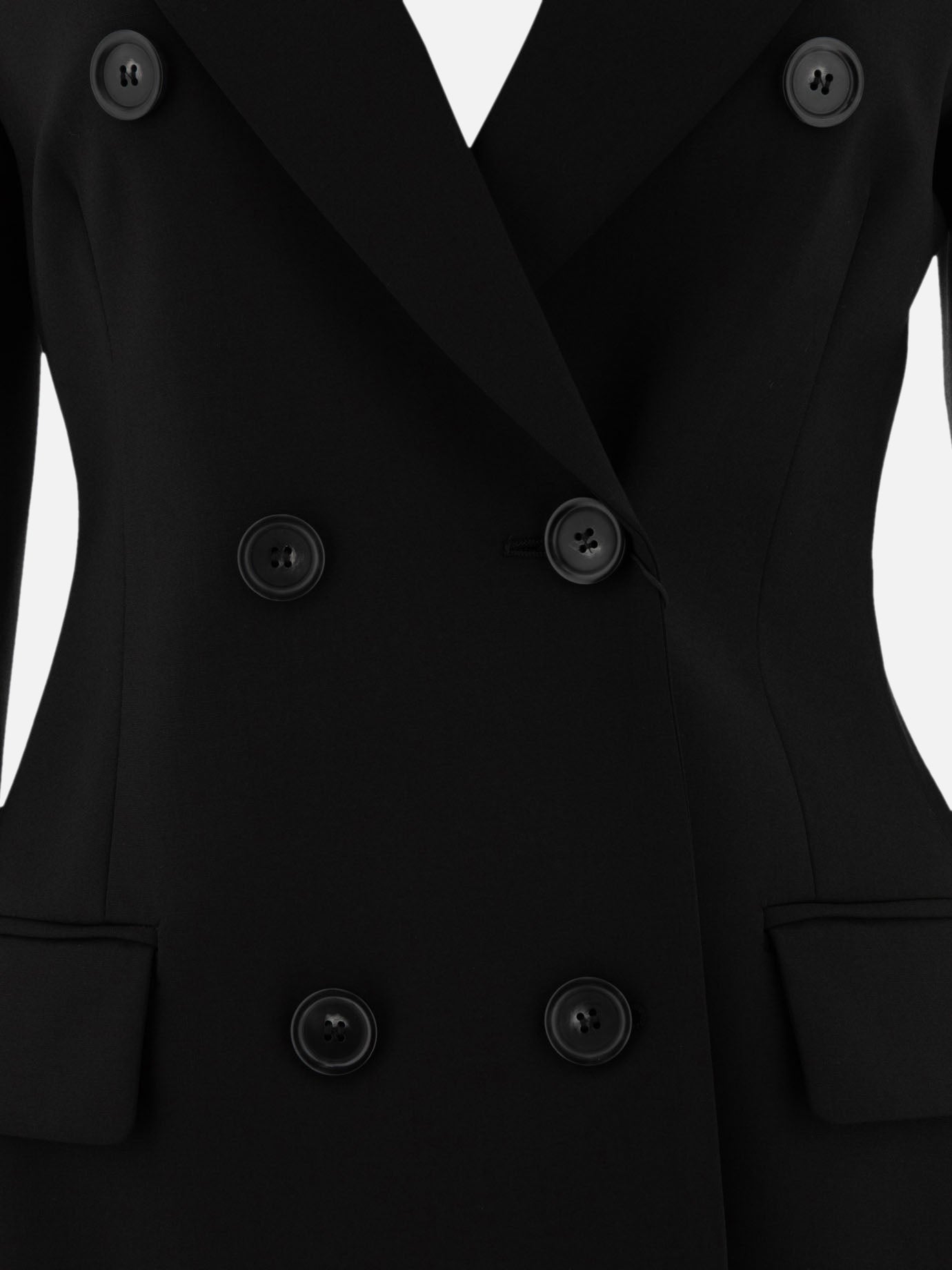 Blazer Solid colour  Nero - Max Mara Sportmax Donna | PDP | VIETTI Online Store | thumbnail_3