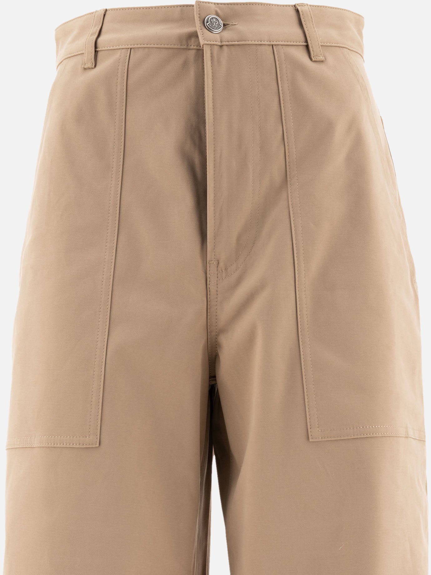 Moncler Gabardine trousers Beige