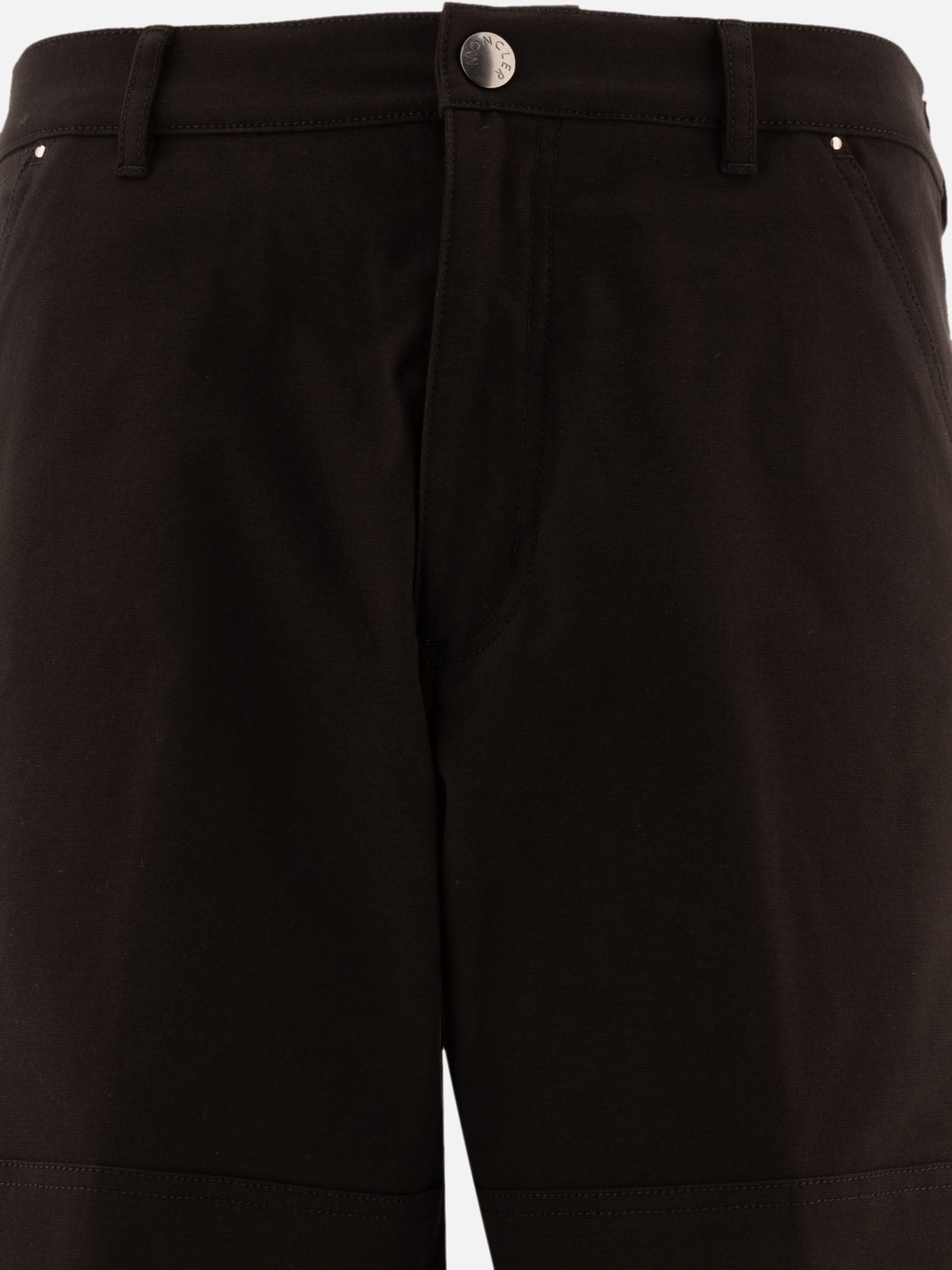 Moncler Canvas trousers Black