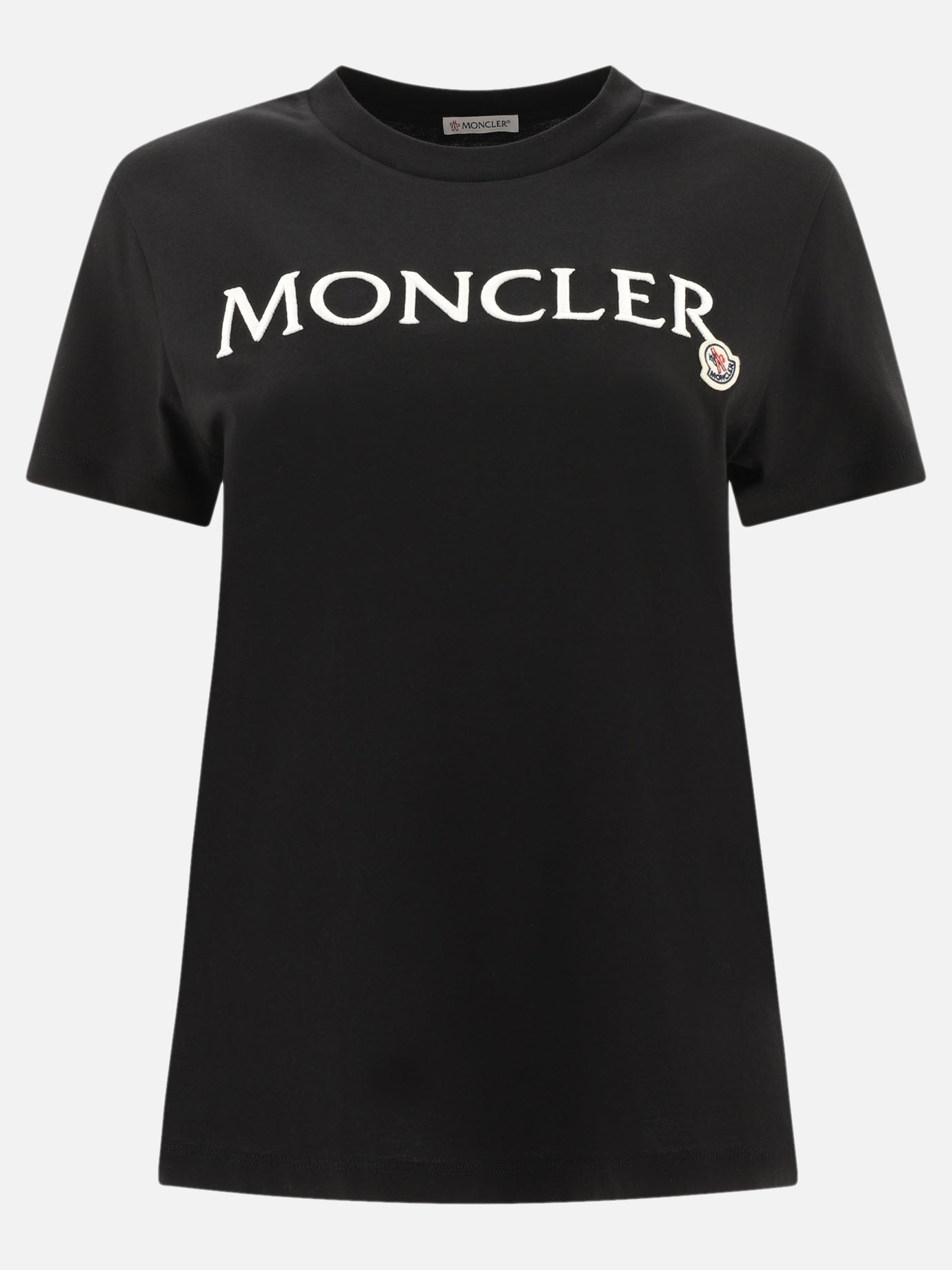 T-shirt with embroidered logo