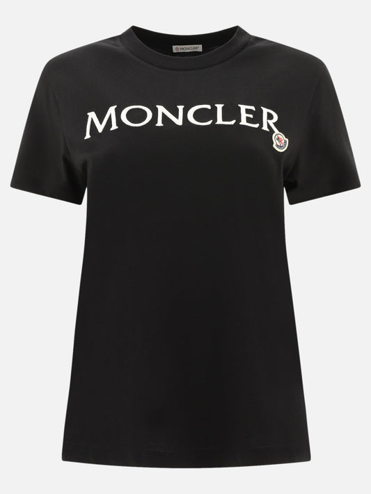 T-shirt with embroidered logo