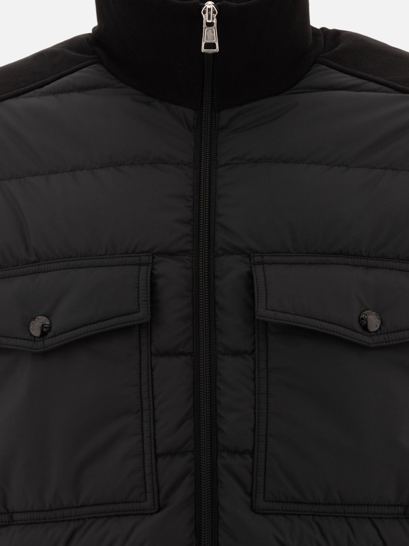 Giacche leggere & Trapuntate Solid colour  Nero - Moncler Uomo | PDP | VIETTI Online Store | thumbnail_3