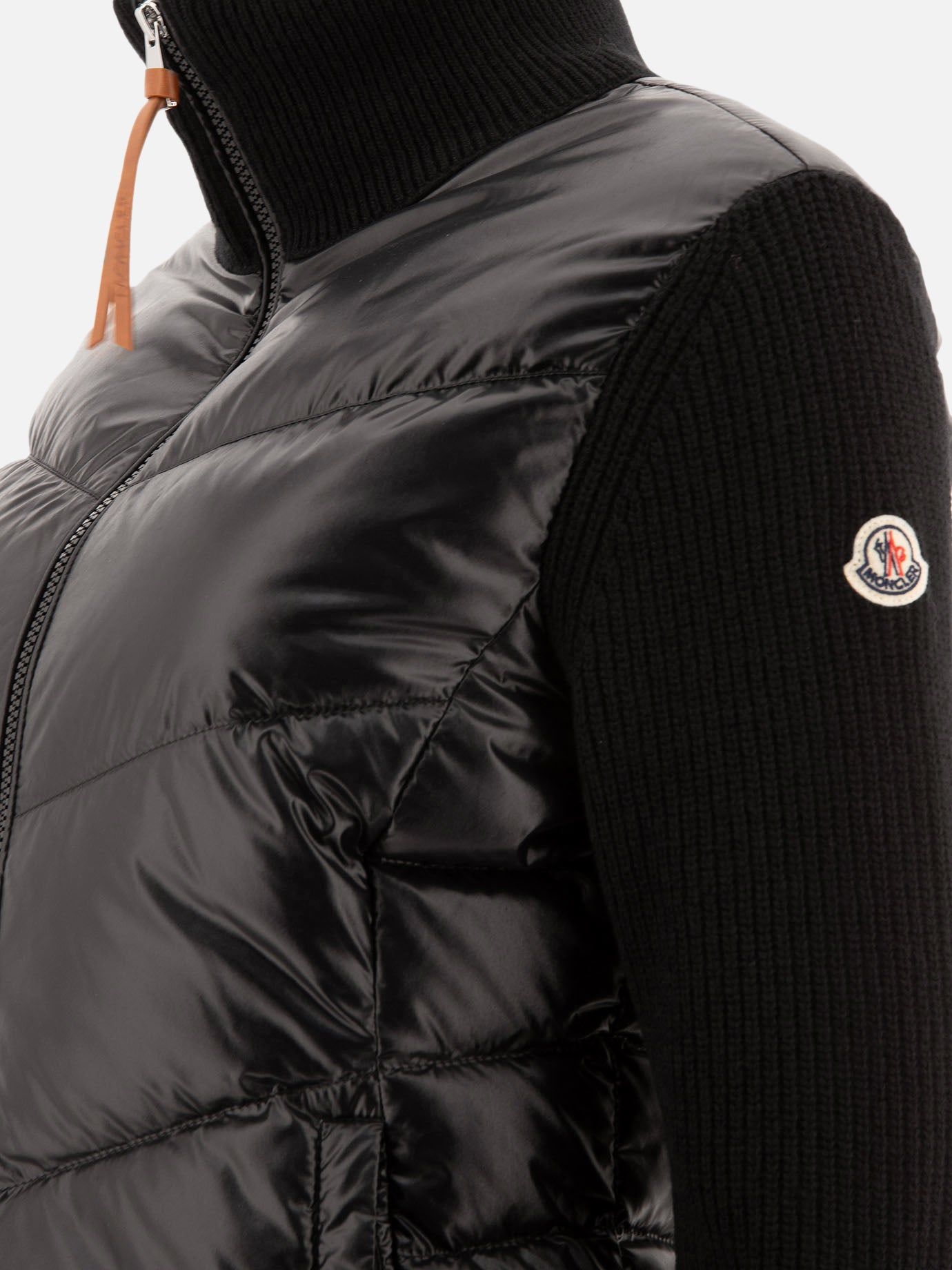 Moncler Tricot down jacket Black