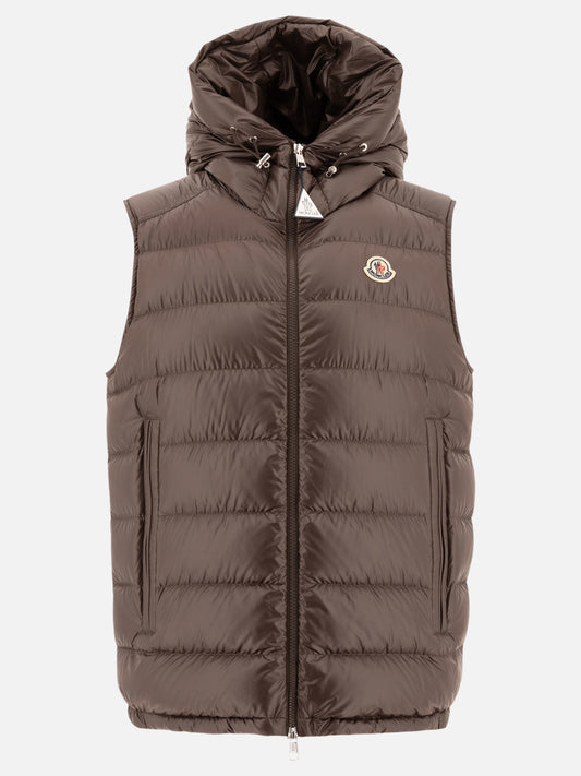 Moncler "Barant" down vest Brown