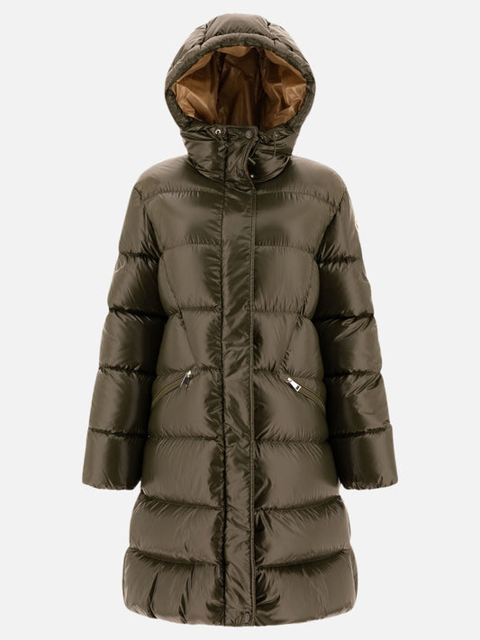 Piumini lunghi Solid colour  Verde - Moncler Donna | PLP | VIETTI Online Store 
