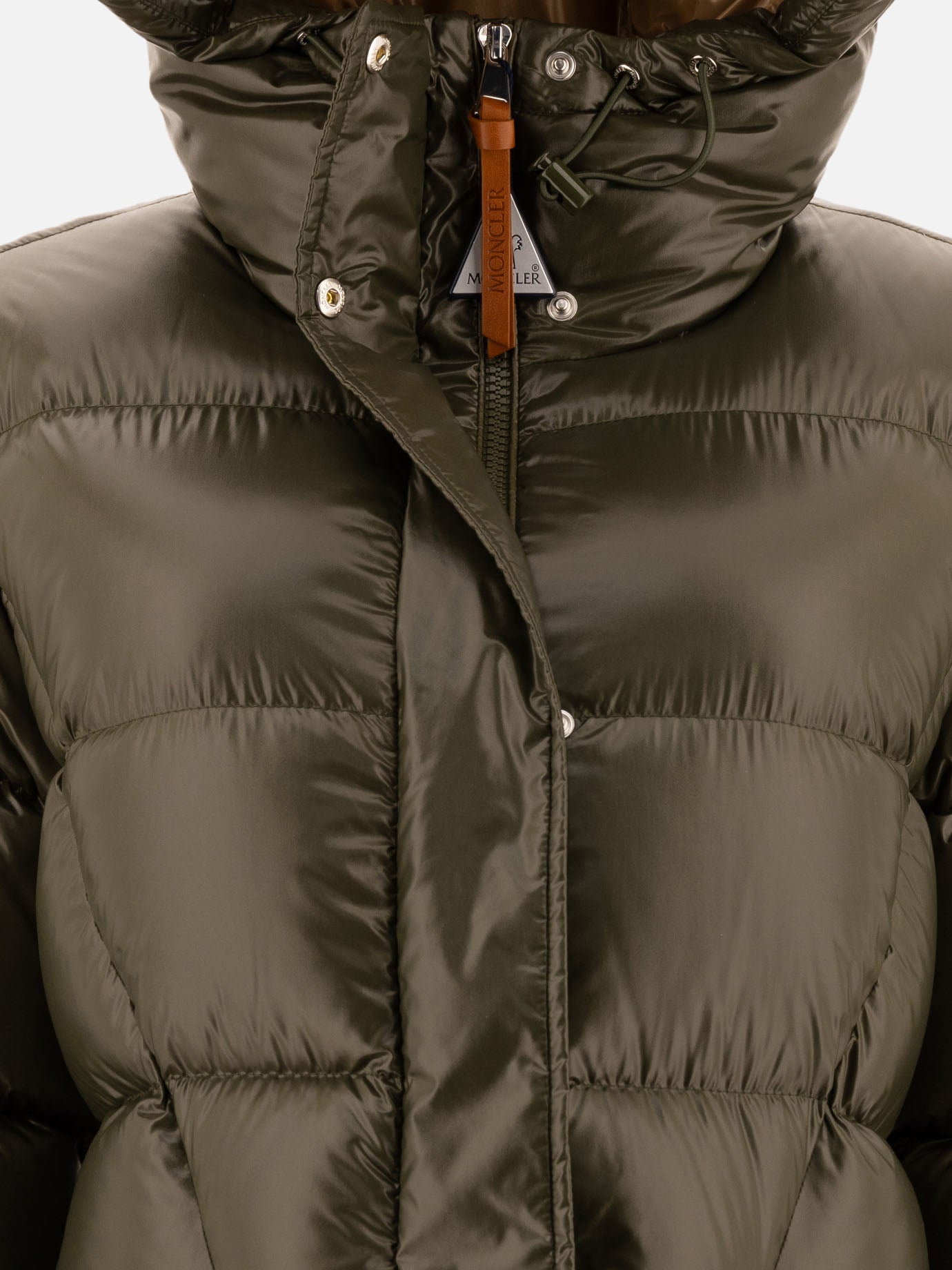 Piumini lunghi Solid colour  Verde - Moncler Donna | PDP | VIETTI Online Store | Zoom-Modal_3
