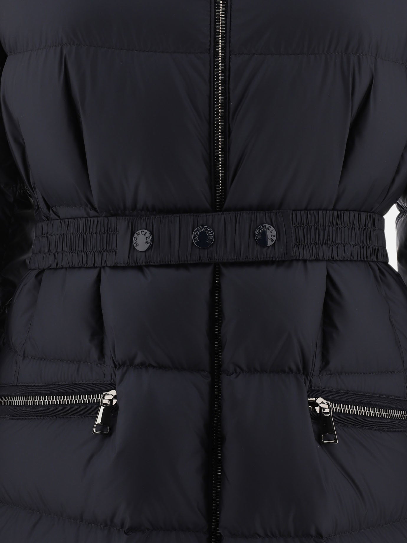 Piumini lunghi Solid colour  Blu - Moncler Donna | PDP | VIETTI Online Store | Zoom-Modal_3
